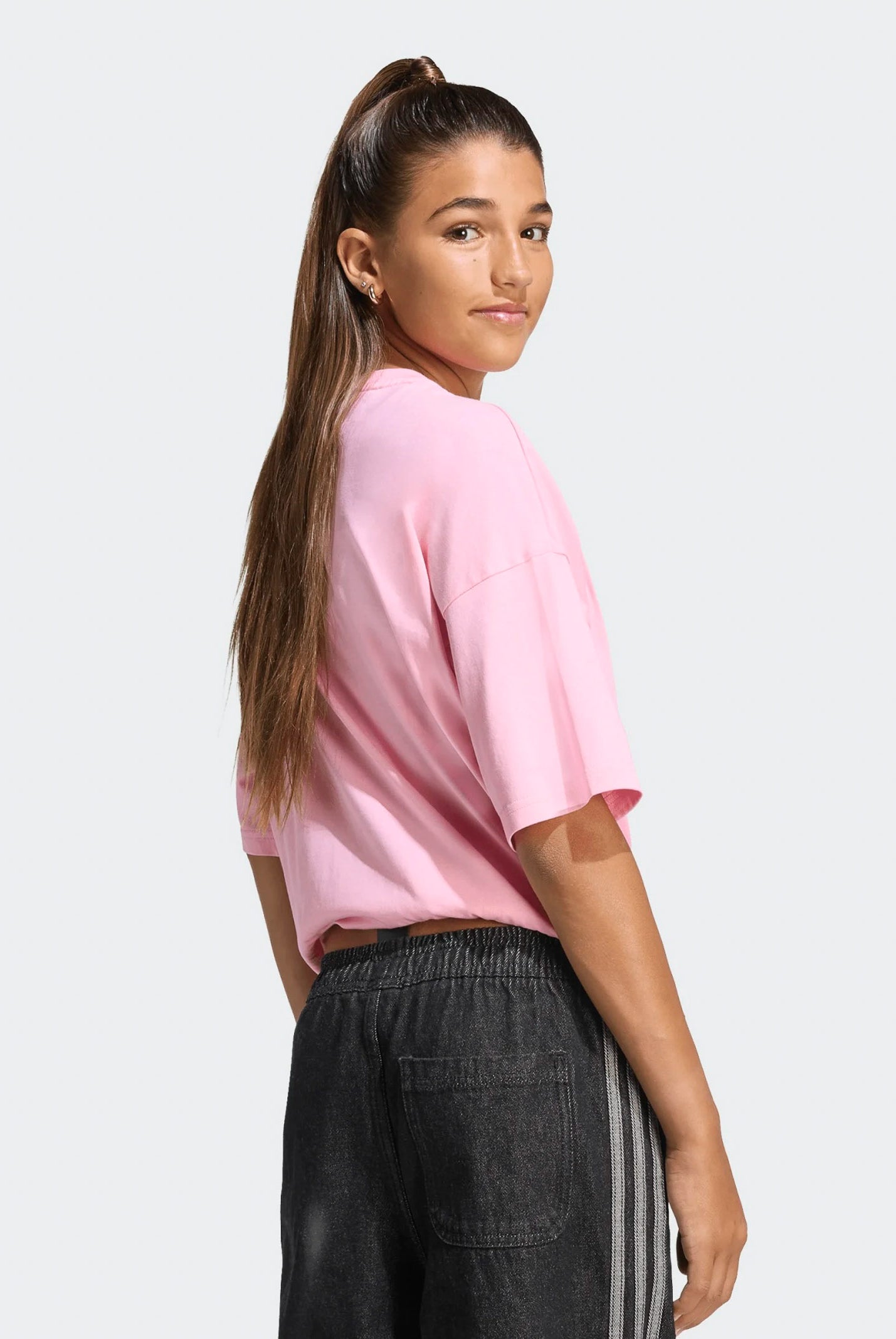 ADIDAS ORIGINALS T-shirt Tee rosa chiaro Pink Fusion da ragazza junior KE0399 . ADIDAS ORIGINALS