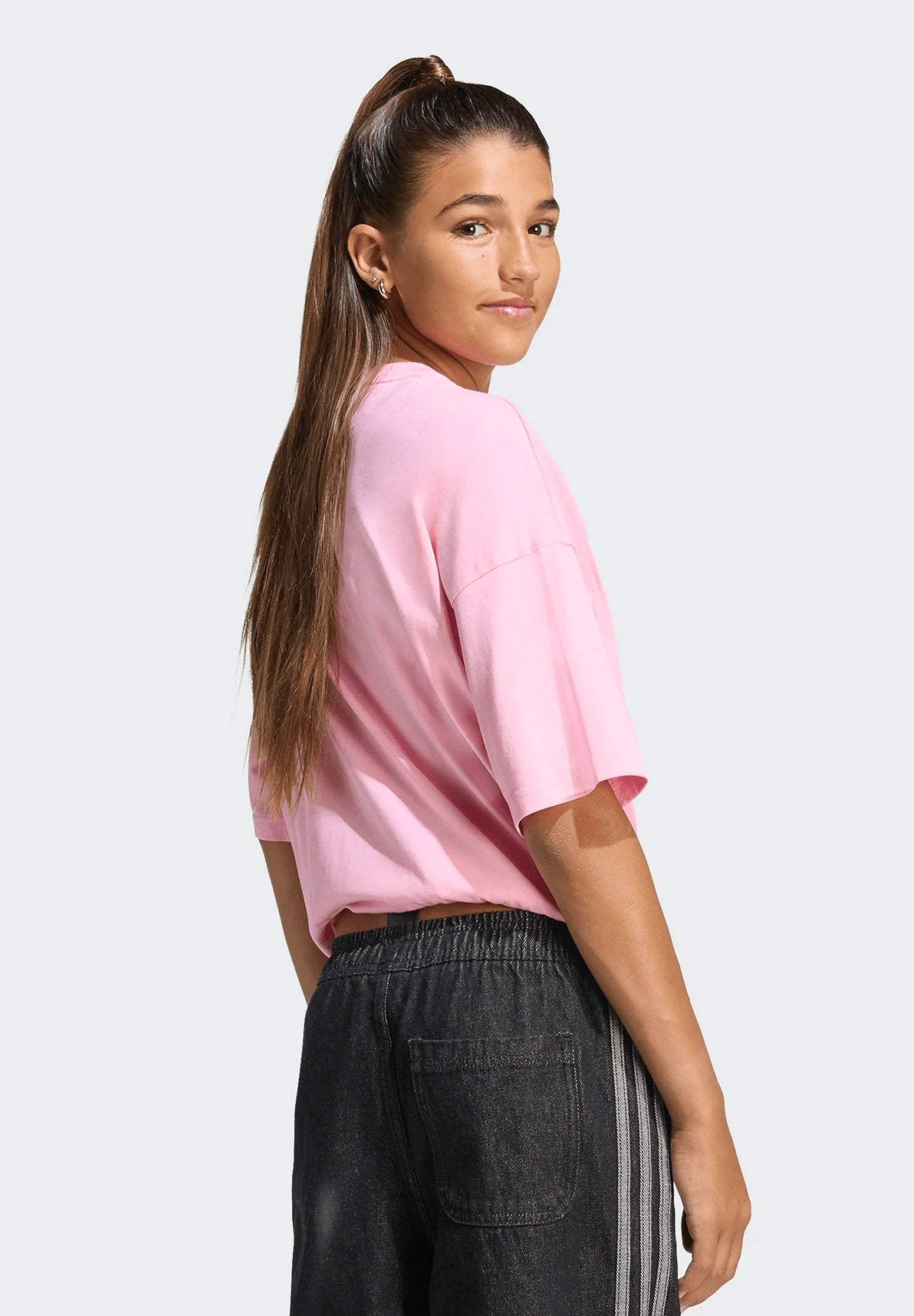 ADIDAS ORIGINALS T-shirt Tee rosa chiaro Pink Fusion da ragazza junior KE0399 . ADIDAS ORIGINALS