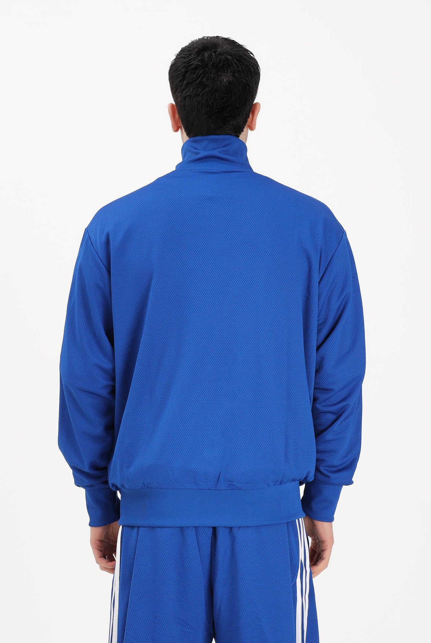 ADIDAS ORIGINALS Felpa con zip Firebird Adicolor Mesh blu da uomo KE0790 . ADIDAS ORIGINALS
