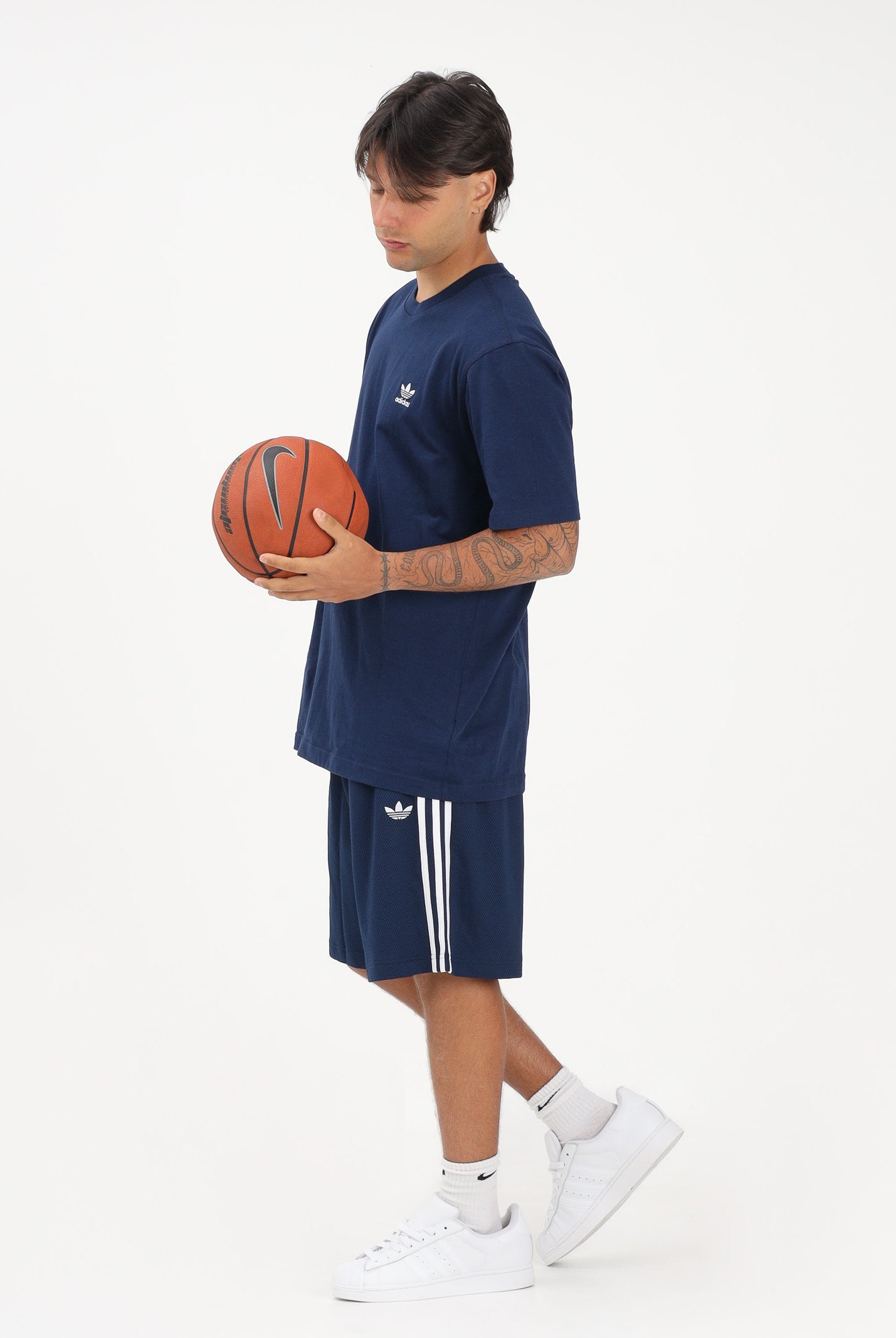 ADIDAS ORIGINALS Shorts sportivo ADICOLOR MESH blu da uomo KE0834 . ADIDAS ORIGINALS