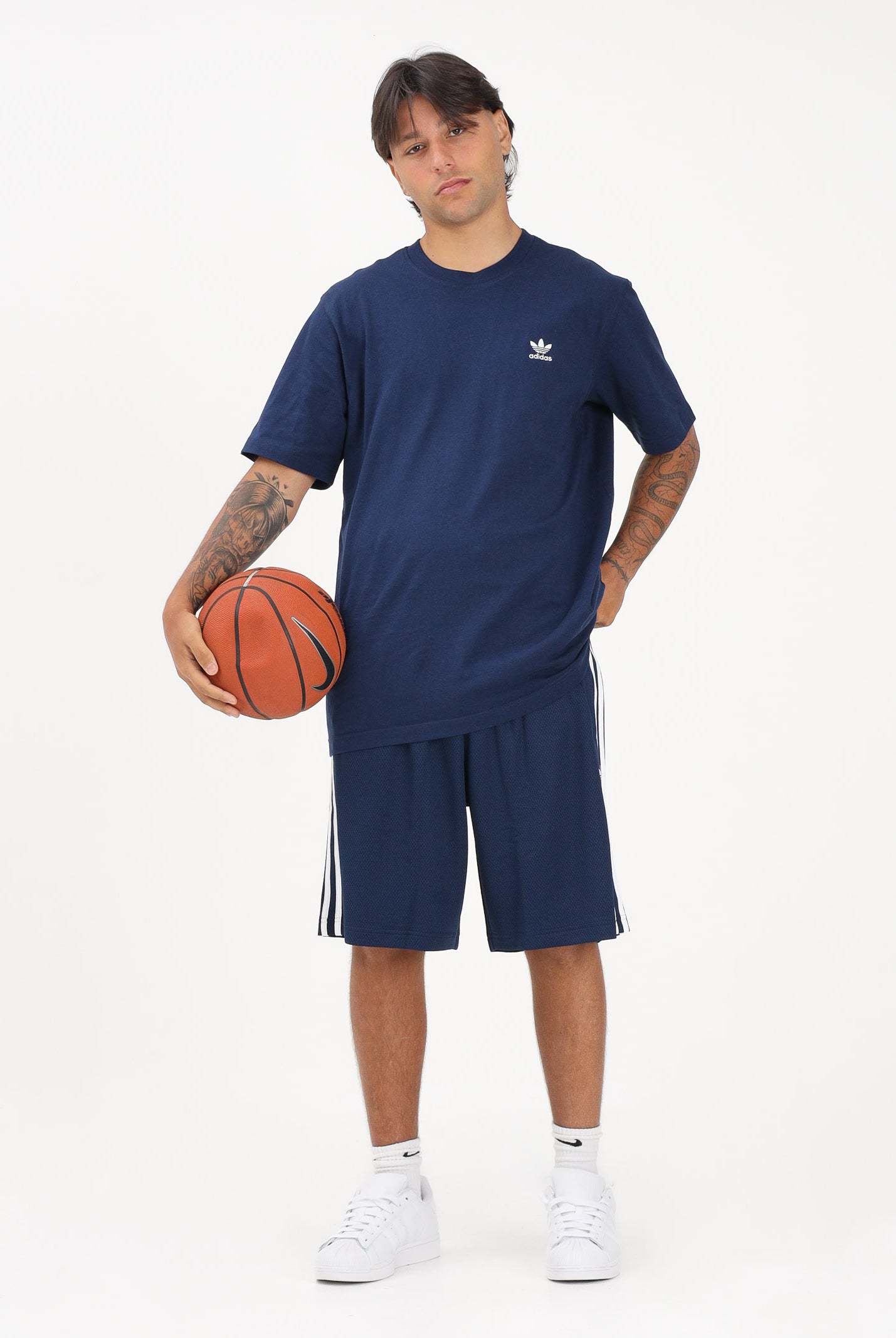 ADIDAS ORIGINALS Shorts sportivo ADICOLOR MESH blu da uomo KE0834 . ADIDAS ORIGINALS