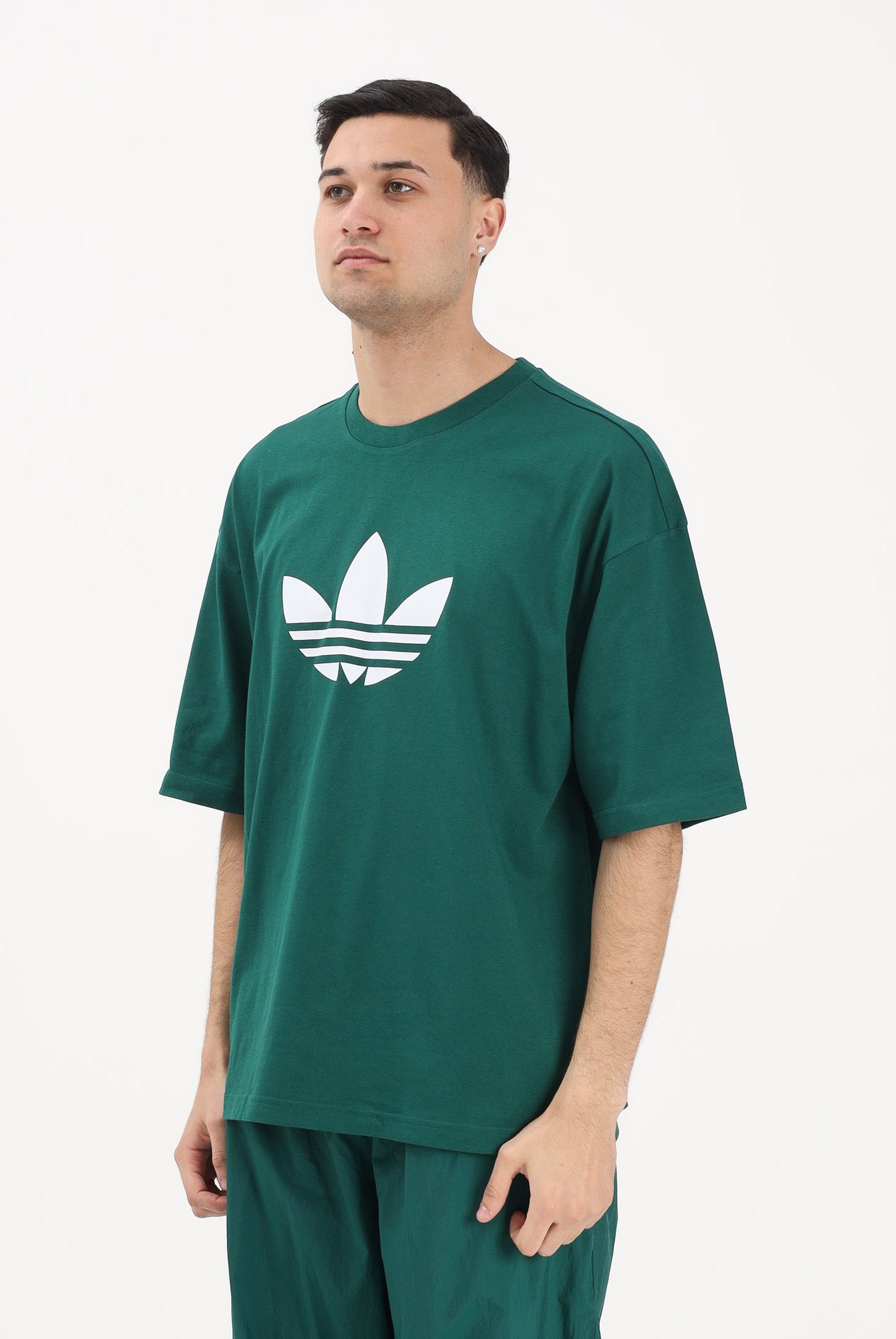 ADIDAS ORIGINALS T-shirt a manica corta TREFOIL verde da uomo KE0900 . ADIDAS ORIGINALS