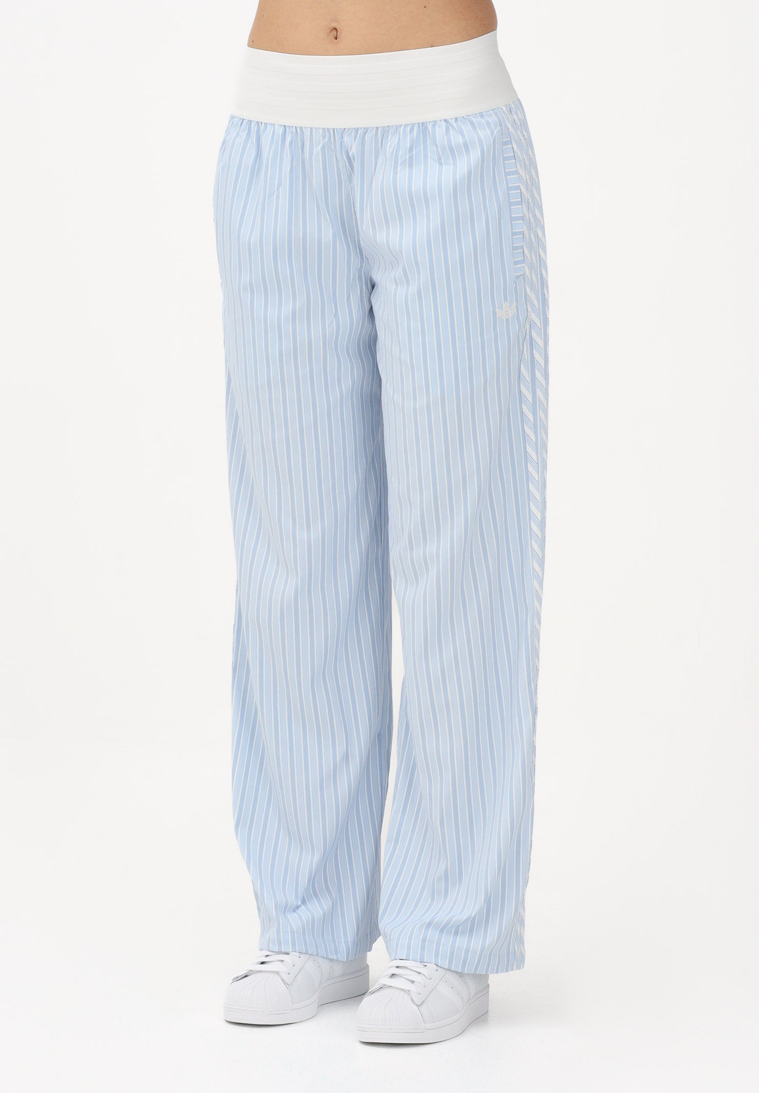 ADIDAS ORIGINALS Pantalone sportivo azzurro da donna KE1073 . ADIDAS ORIGINALS
