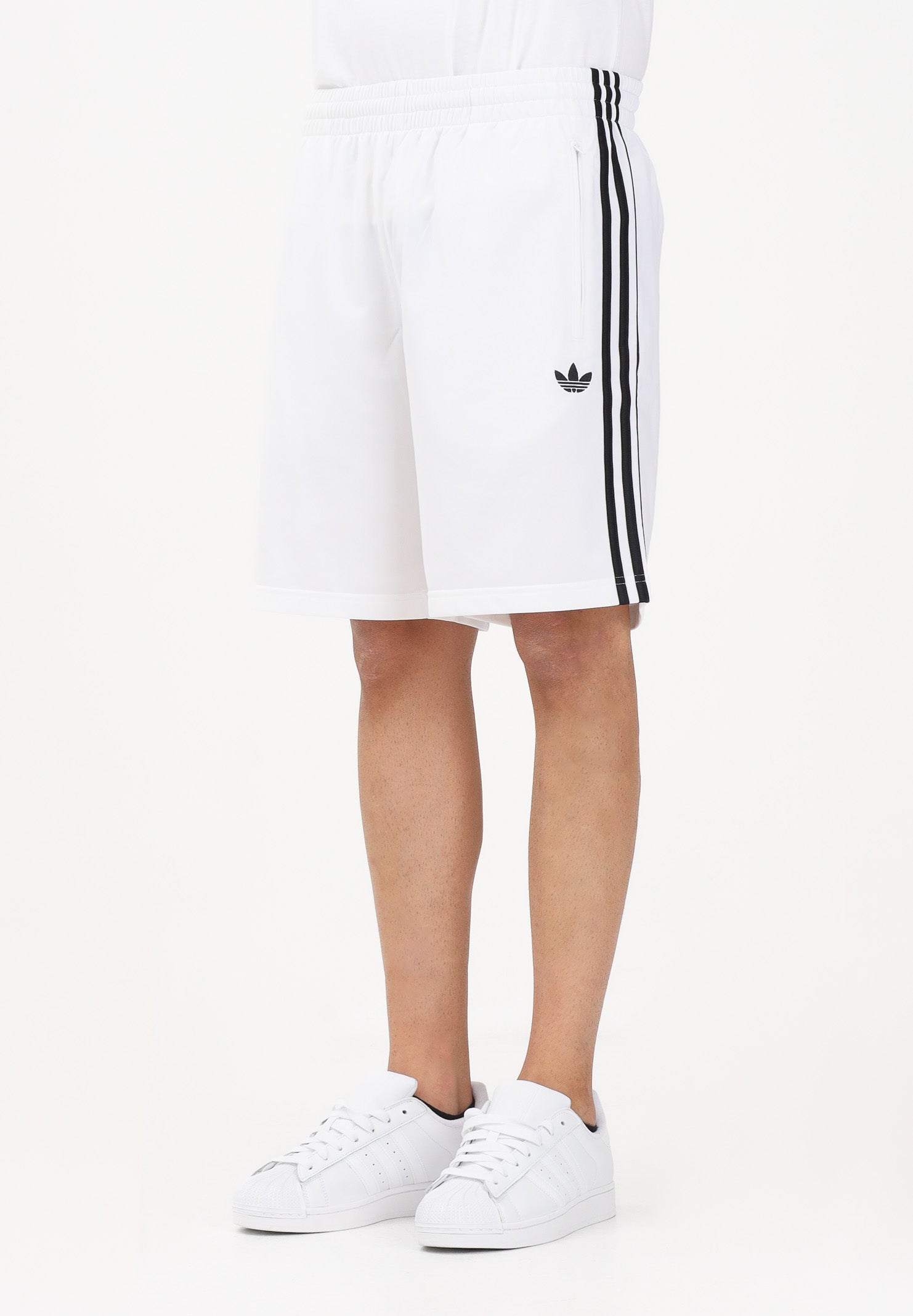 ADIDAS ORIGINALS Shorts sportivo Firebird bianco da uomo KE1378 . ADIDAS ORIGINALS
