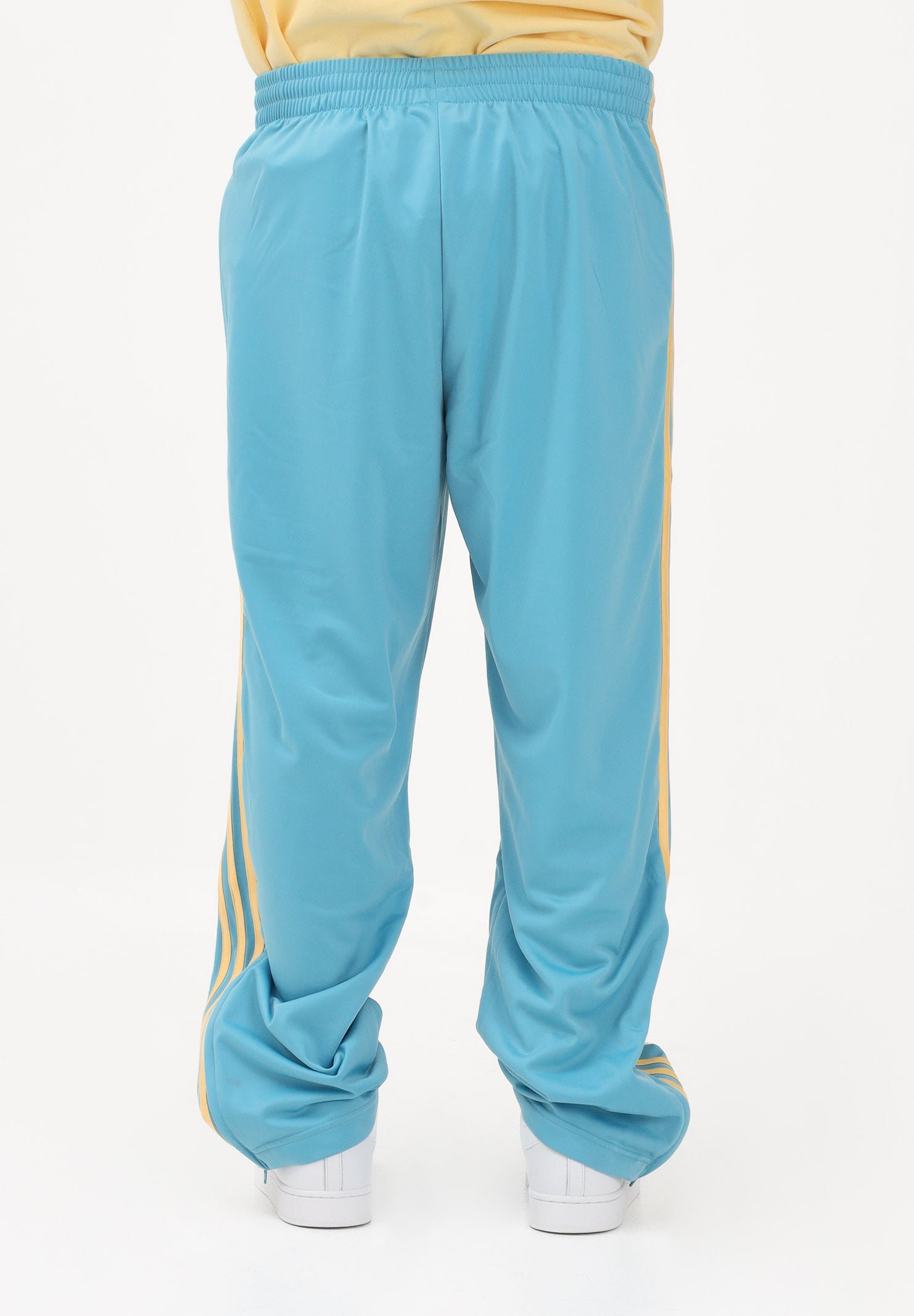 ADIDAS ORIGINALS Pantalone sportivo FIREBIRD azzurro e giallo da uomo KE1648 . ADIDAS ORIGINALS
