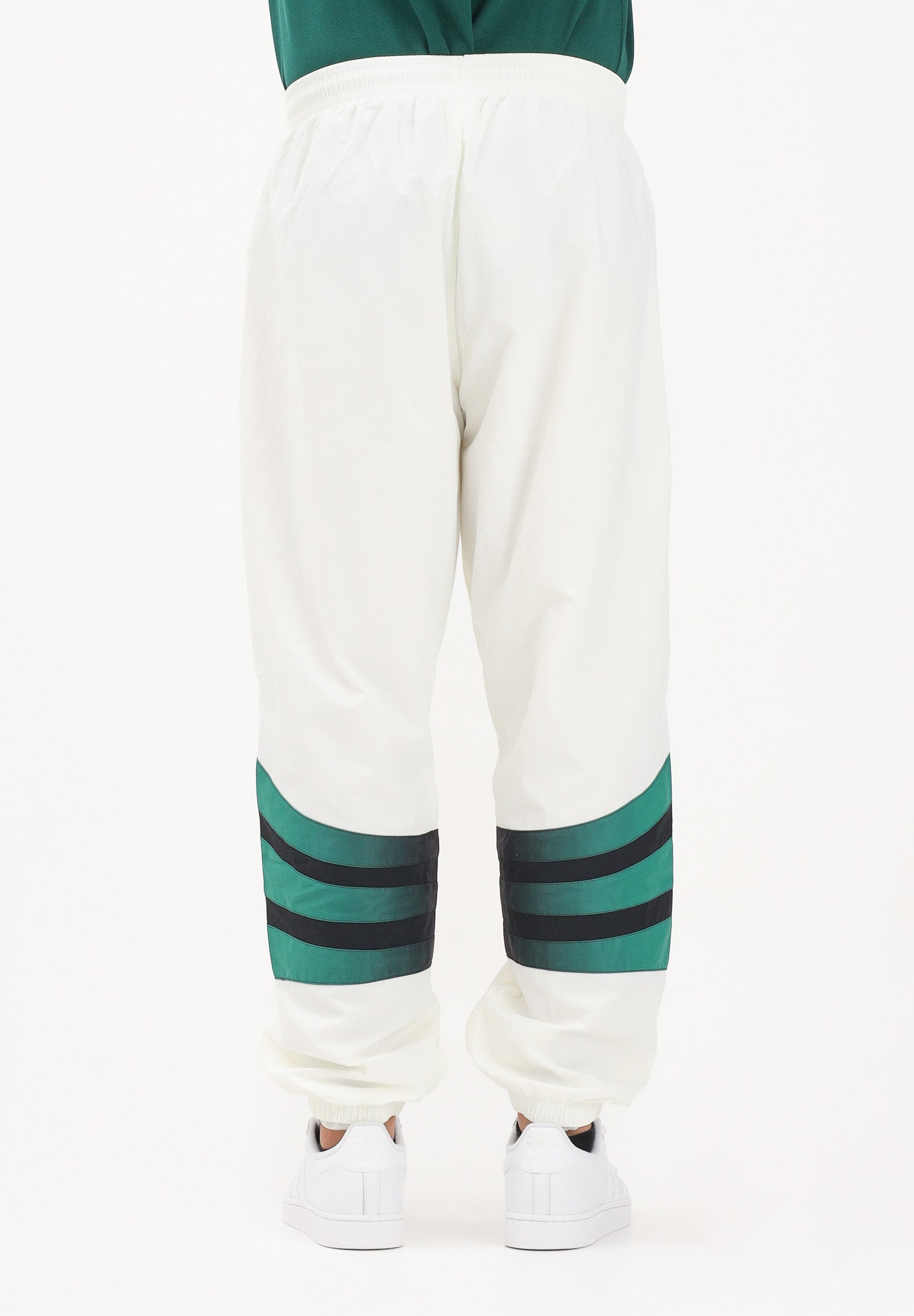 ADIDAS ORIGINALS Pantalone sportivo SANTIAGO bianco da uomo KE2148 . ADIDAS ORIGINALS