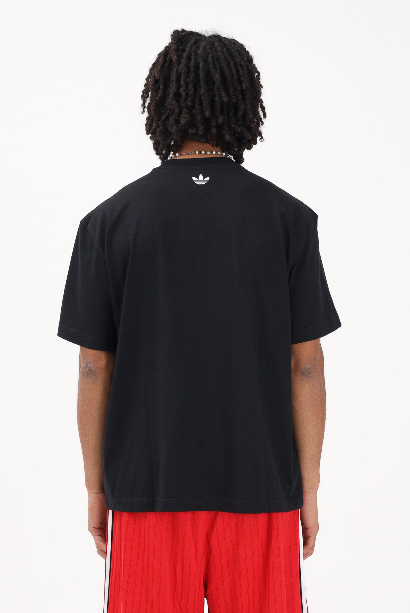 ADIDAS ORIGINALS T-shirt a manica corta GFX VARSITY nera da uomo KE2250 . ADIDAS ORIGINALS