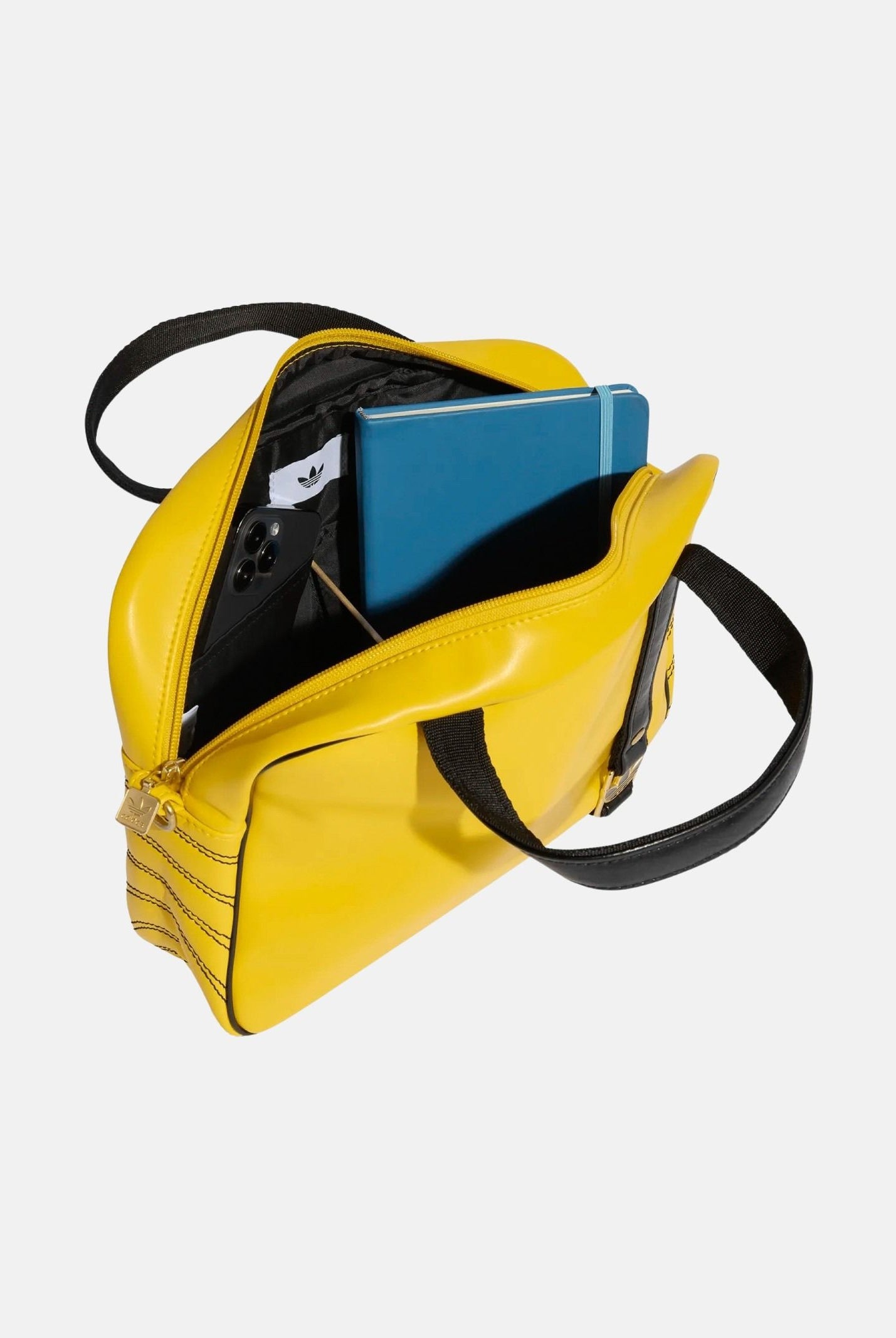 ADIDAS ORIGINALS Borsa a mano AIRLINER MEDIUM gialla da donna KE2326 . ADIDAS ORIGINALS