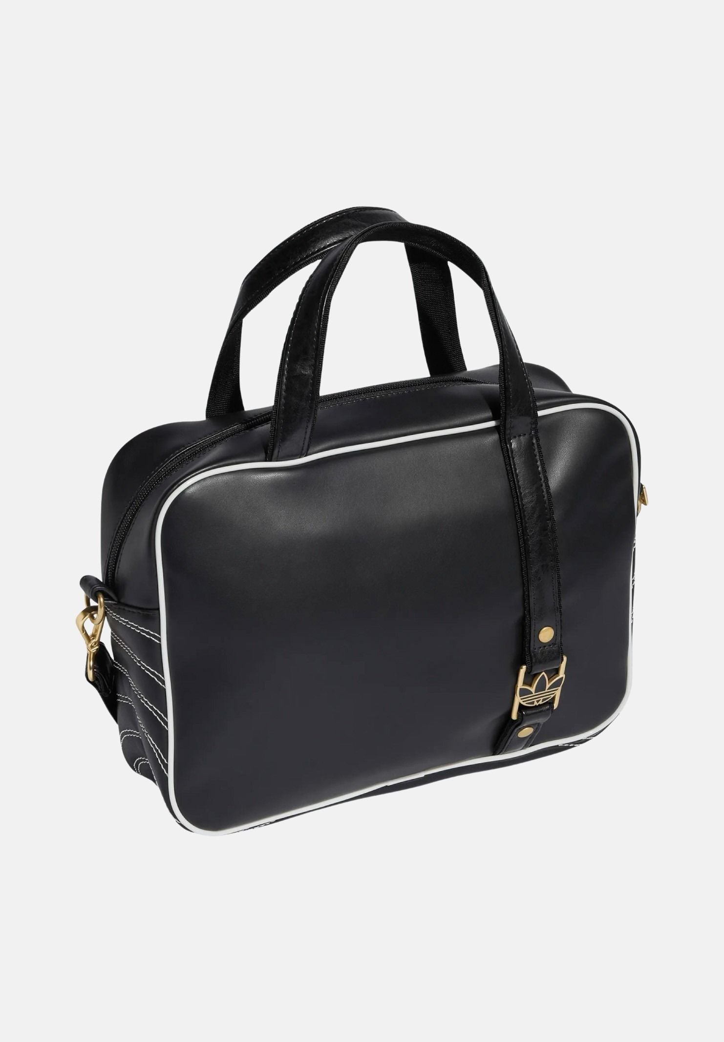 ADIDAS ORIGINALS Borsa a mano AIRLINER MEDIUM nera da donna KE2327 . ADIDAS ORIGINALS