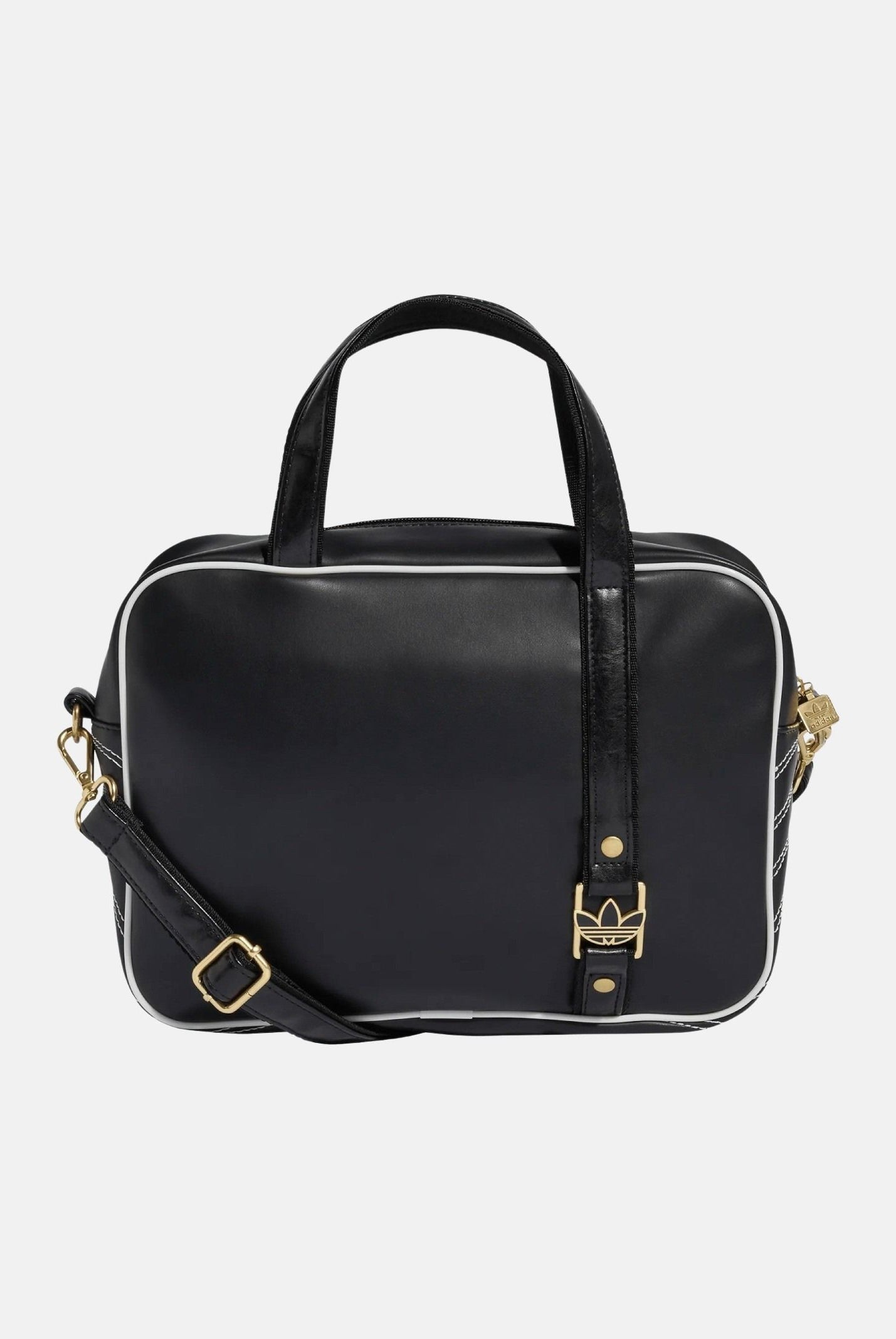 ADIDAS ORIGINALS Borsa a mano AIRLINER MEDIUM nera da donna KE2327 . ADIDAS ORIGINALS