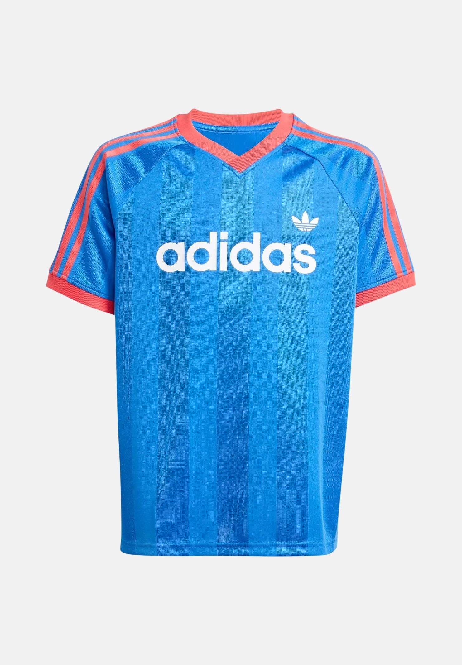 ADIDAS ORIGINALS T-shirt a manica corta LOOSE JERSEY blu da bambino KE2843 . ADIDAS ORIGINALS