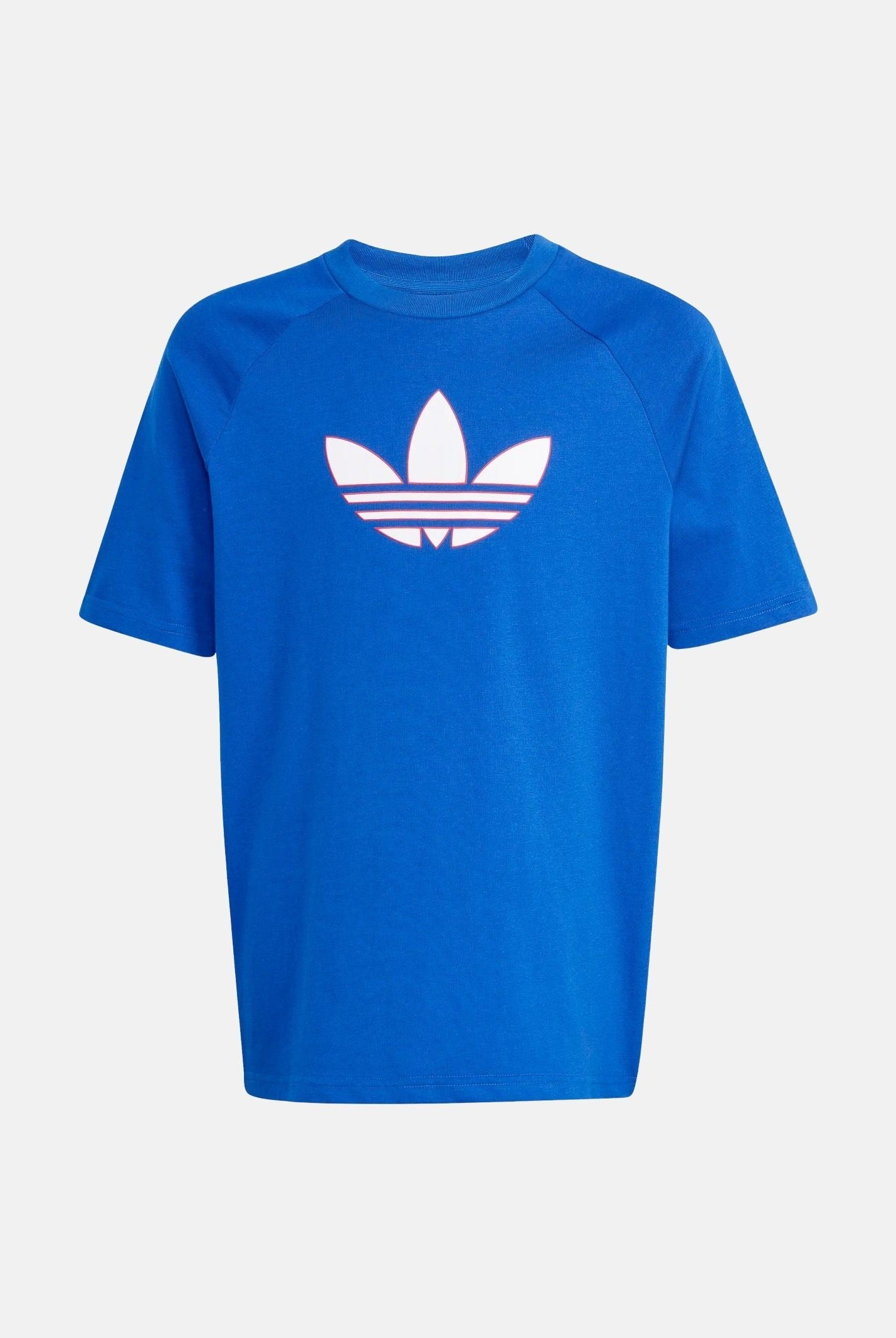ADIDAS ORIGINALS T-shirt a manica corta Trefoil Loose blu acceso per bambino e bambina KE2872 . ADIDAS ORIGINALS