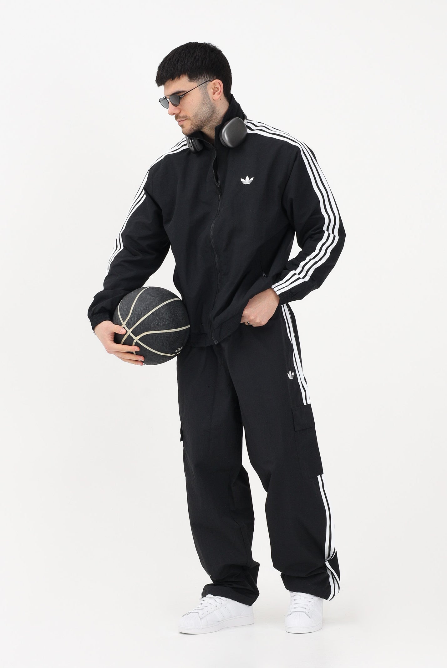 ADIDAS ORIGINALS Pantalone sportivo Cargo Adicolor Classics 3-Stripes nero da uomo KE2927 . ADIDAS ORIGINALS