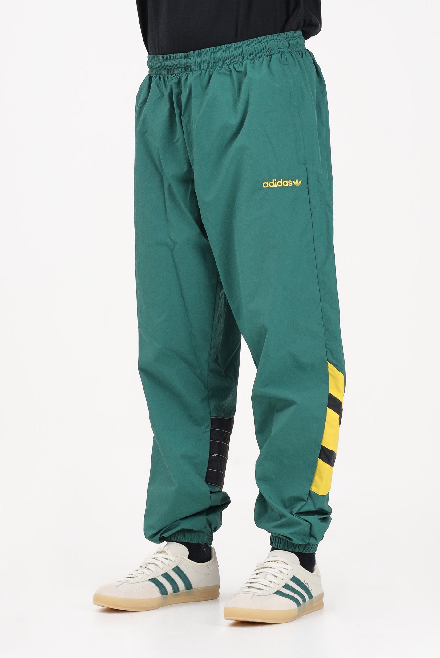 ADIDAS ORIGINALS Pantalone sportivo SANTIAGO verde da uomo KE3429 . ADIDAS ORIGINALS