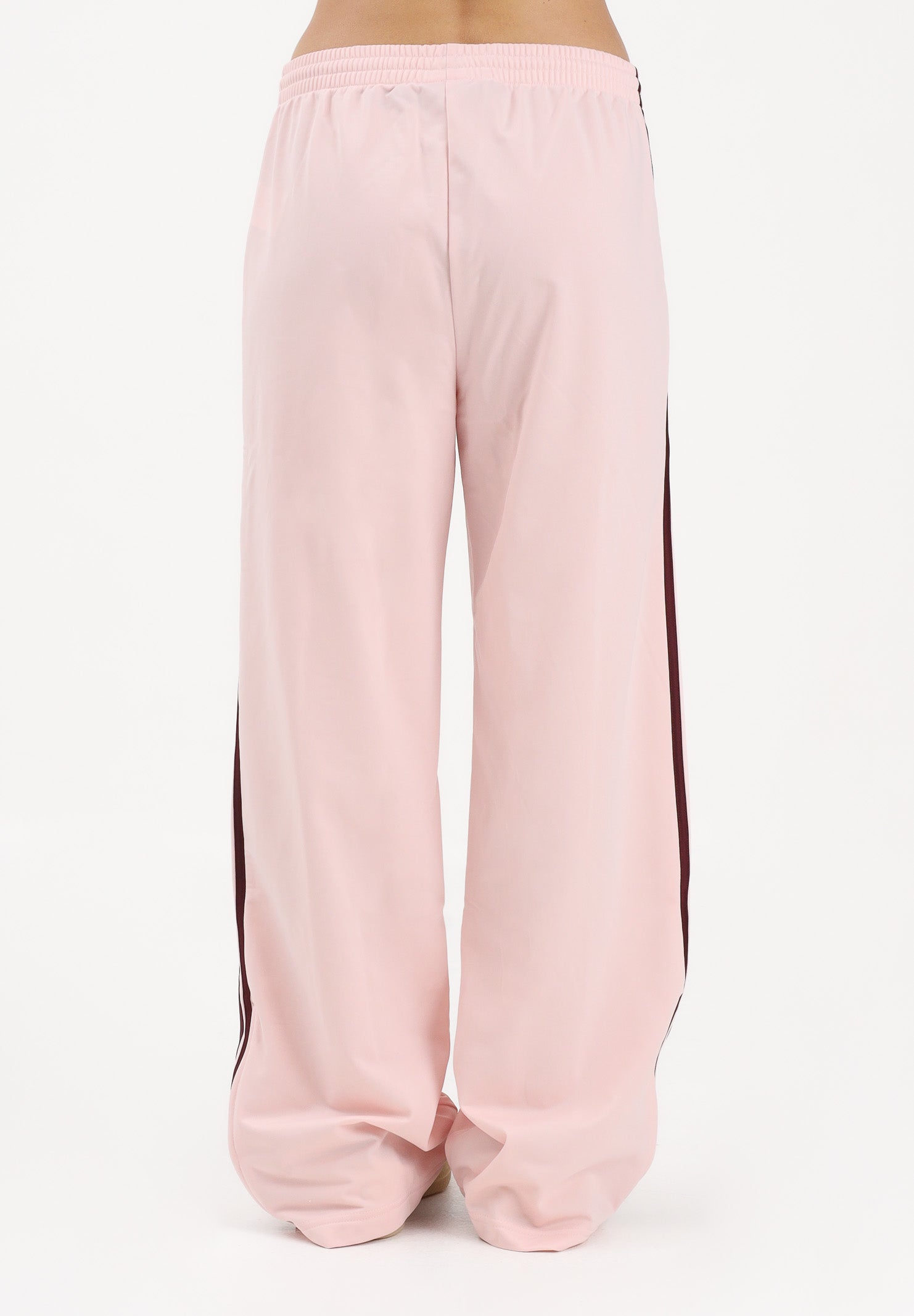 ADIDAS ORIGINALS Pantalone sportivo LOOSE FIREBIRD rosa e bordeaux da donna KG3702 . ADIDAS ORIGINALS