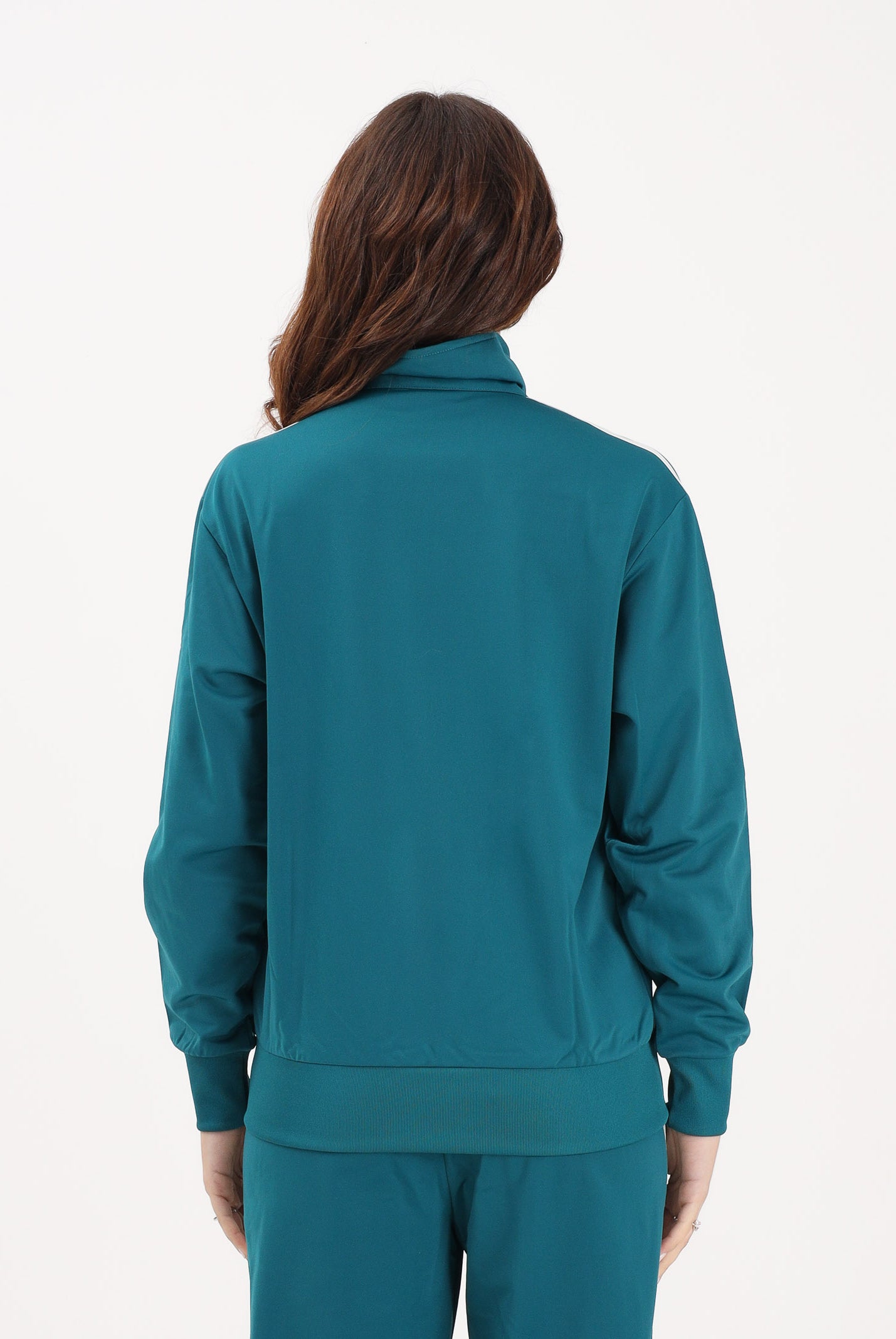 ADIDAS ORIGINALS Felpa con zip FB TT Loose verde ottanio da donna KG3718 . ADIDAS ORIGINALS