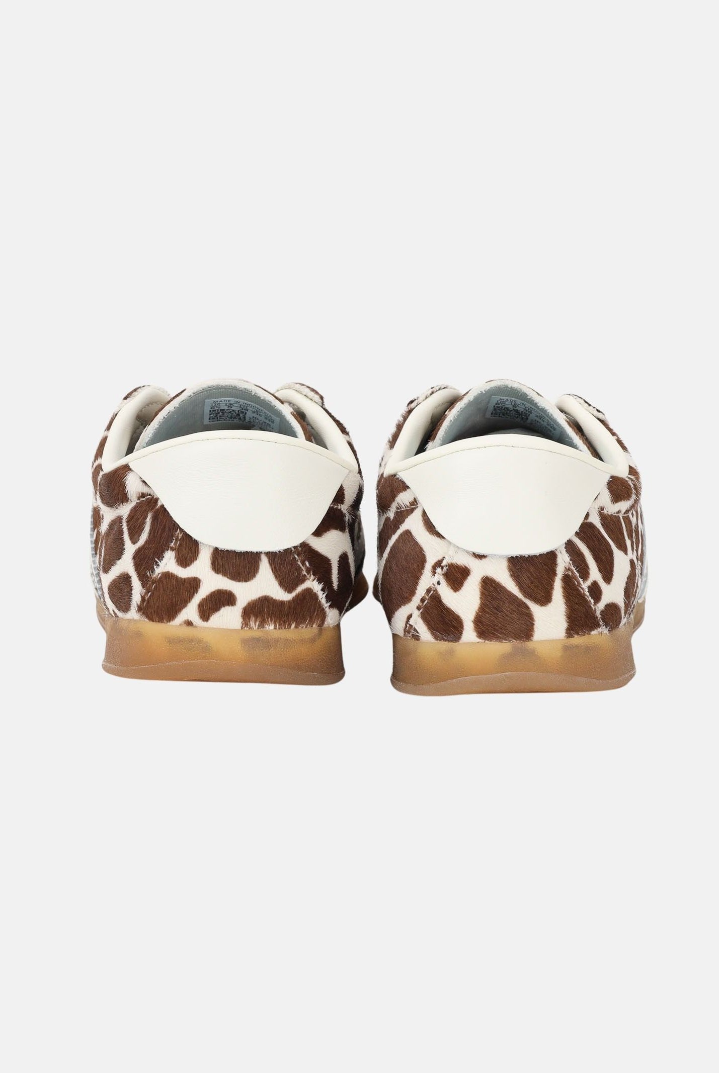 ADIDAS ORIGINALS Sneakers GAZELLE LO PRO panna e marrone per uomo e donna con fantasia giraffa KH9013 . ADIDAS ORIGINALS