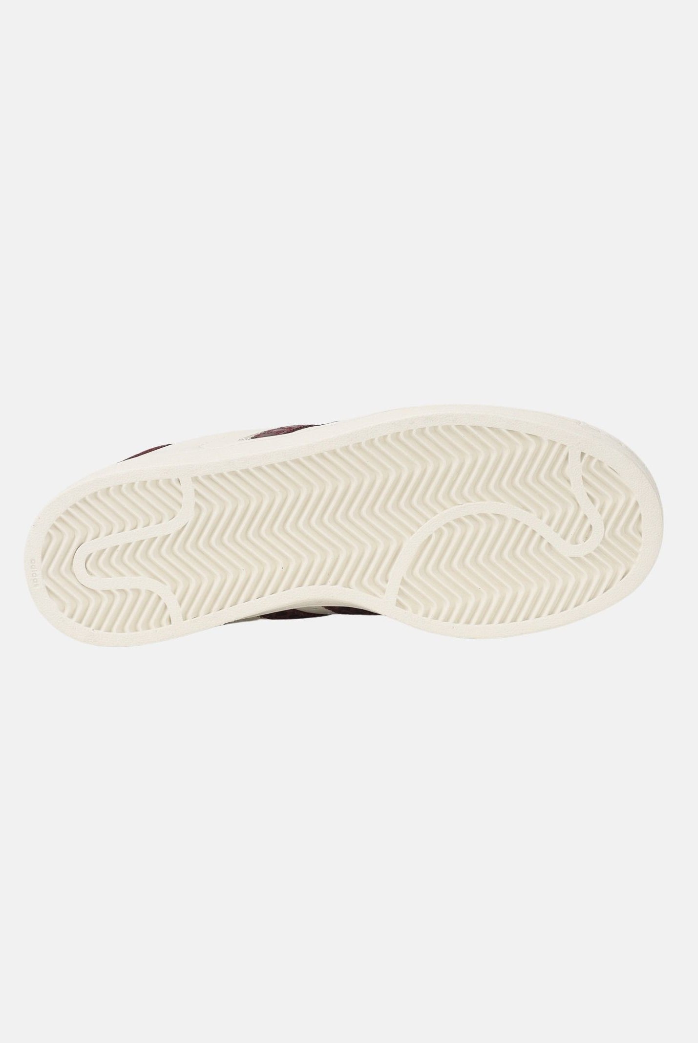 ADIDAS ORIGINALS Sneakers SUPERSTAR II panna e bordeaux per uomo e donna KI3570 . ADIDAS ORIGINALS