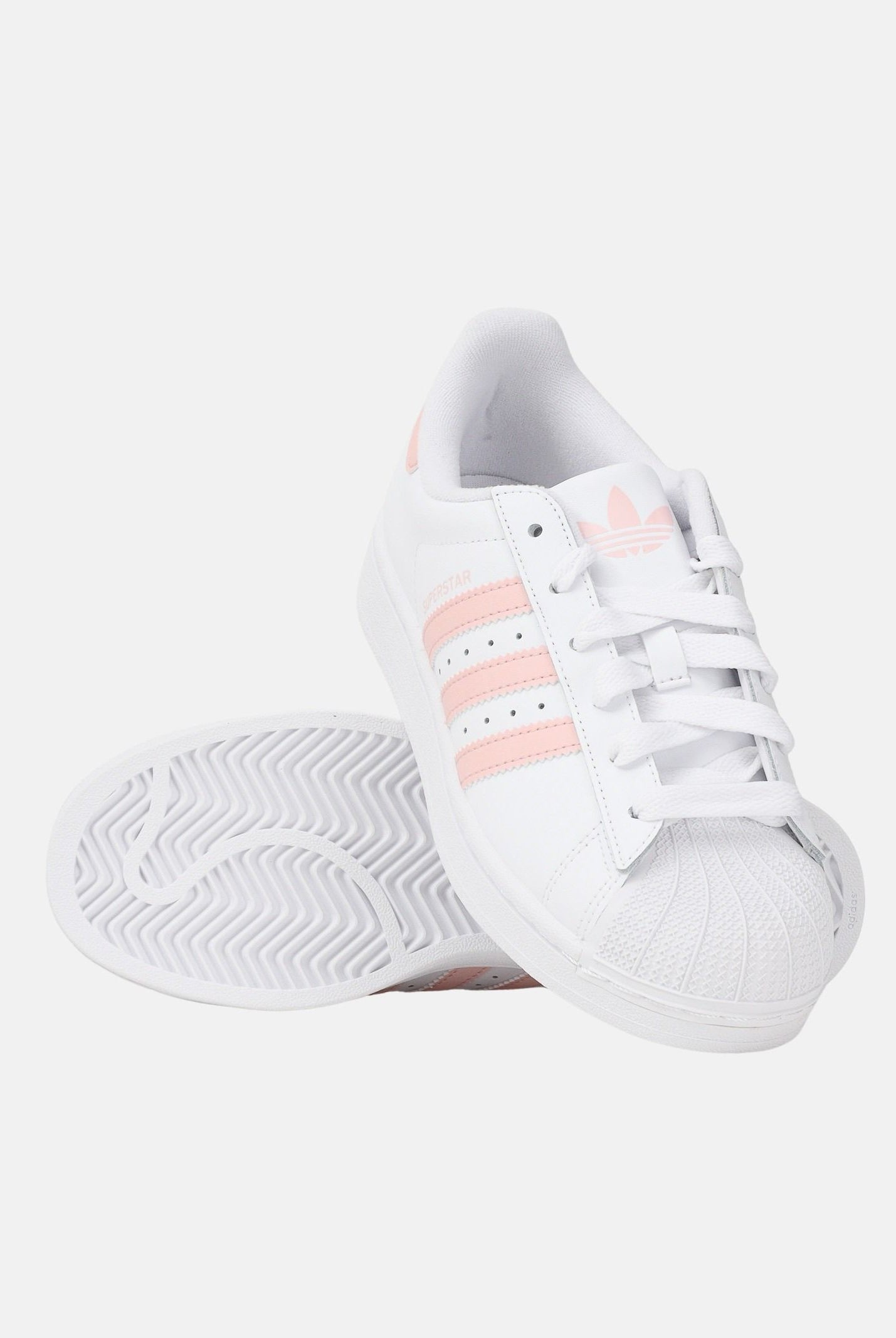 ADIDAS ORIGINALS Sneakers Superstar II bianche e rosa da donna KI4164 . ADIDAS ORIGINALS