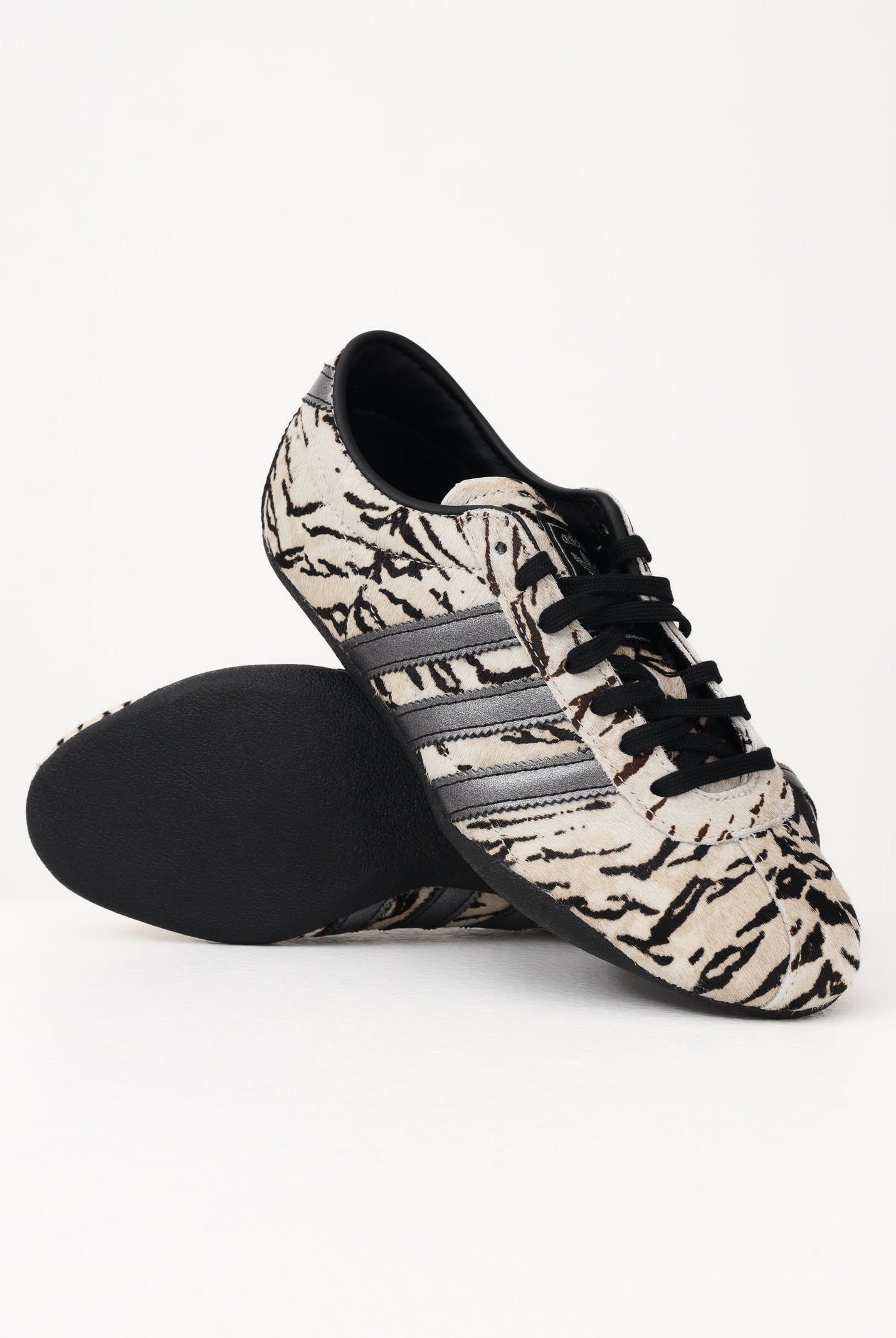 ADIDAS ORIGINALS Sneakers TOKYO nere e panna da donna con stampa animalier KI4173 . ADIDAS ORIGINALS
