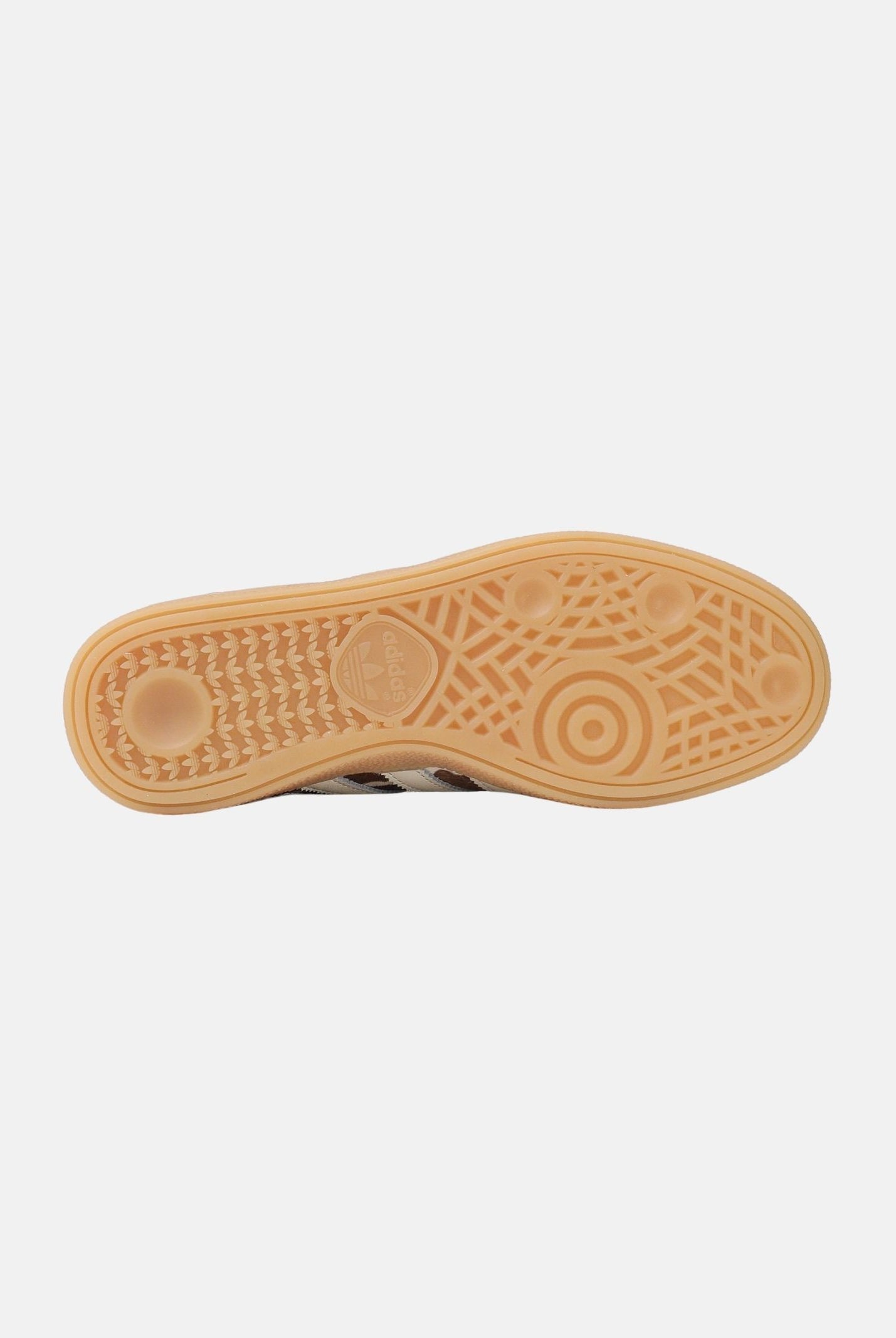 ADIDAS ORIGINALS Sneakers Handball Spezial panna e marrone per uomo e donna con motivo cavallino maculato KI6677 . ADIDAS ORIGINALS