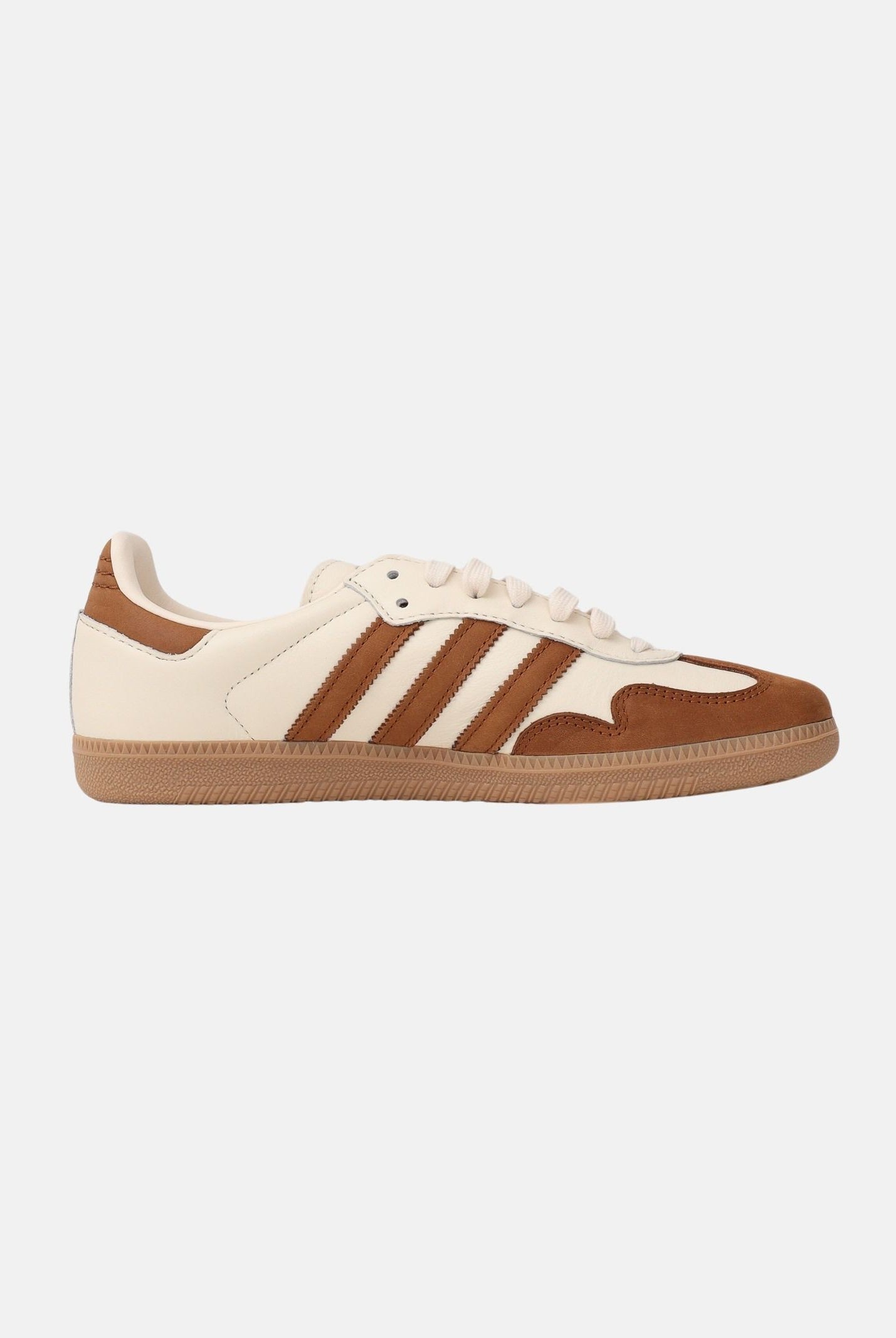 ADIDAS ORIGINALS Sneakers SAMBA OG panna e cuoio per uomo e donna KJ0996 . ADIDAS ORIGINALS