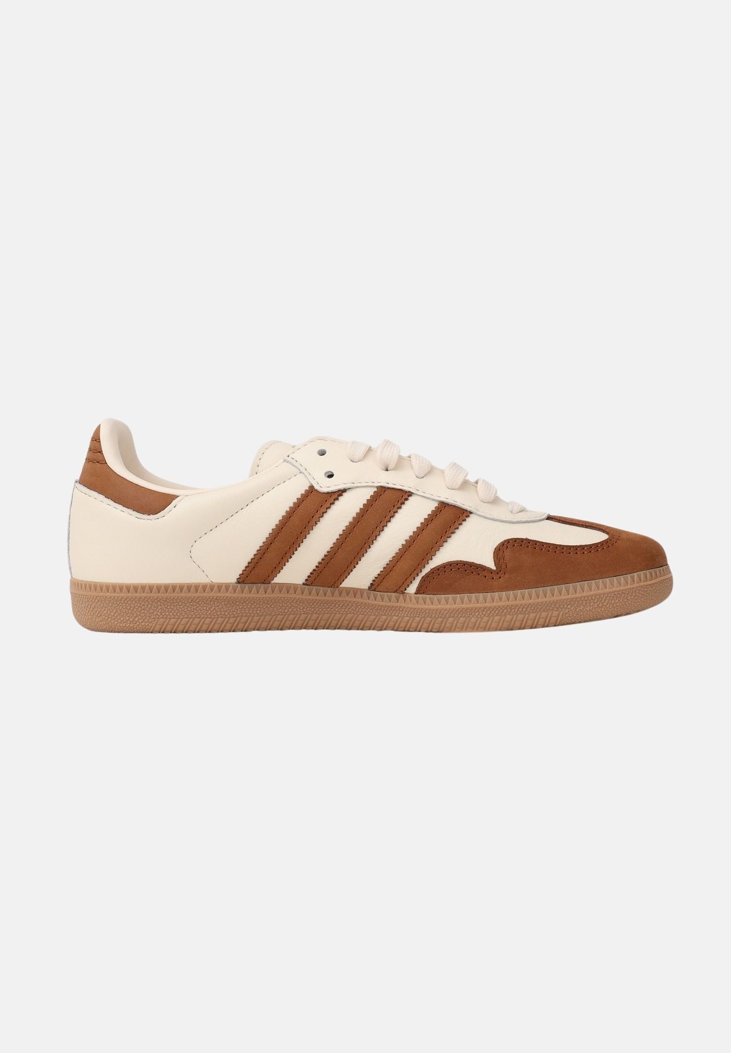ADIDAS ORIGINALS Sneakers SAMBA OG panna e cuoio per uomo e donna KJ0996 . ADIDAS ORIGINALS