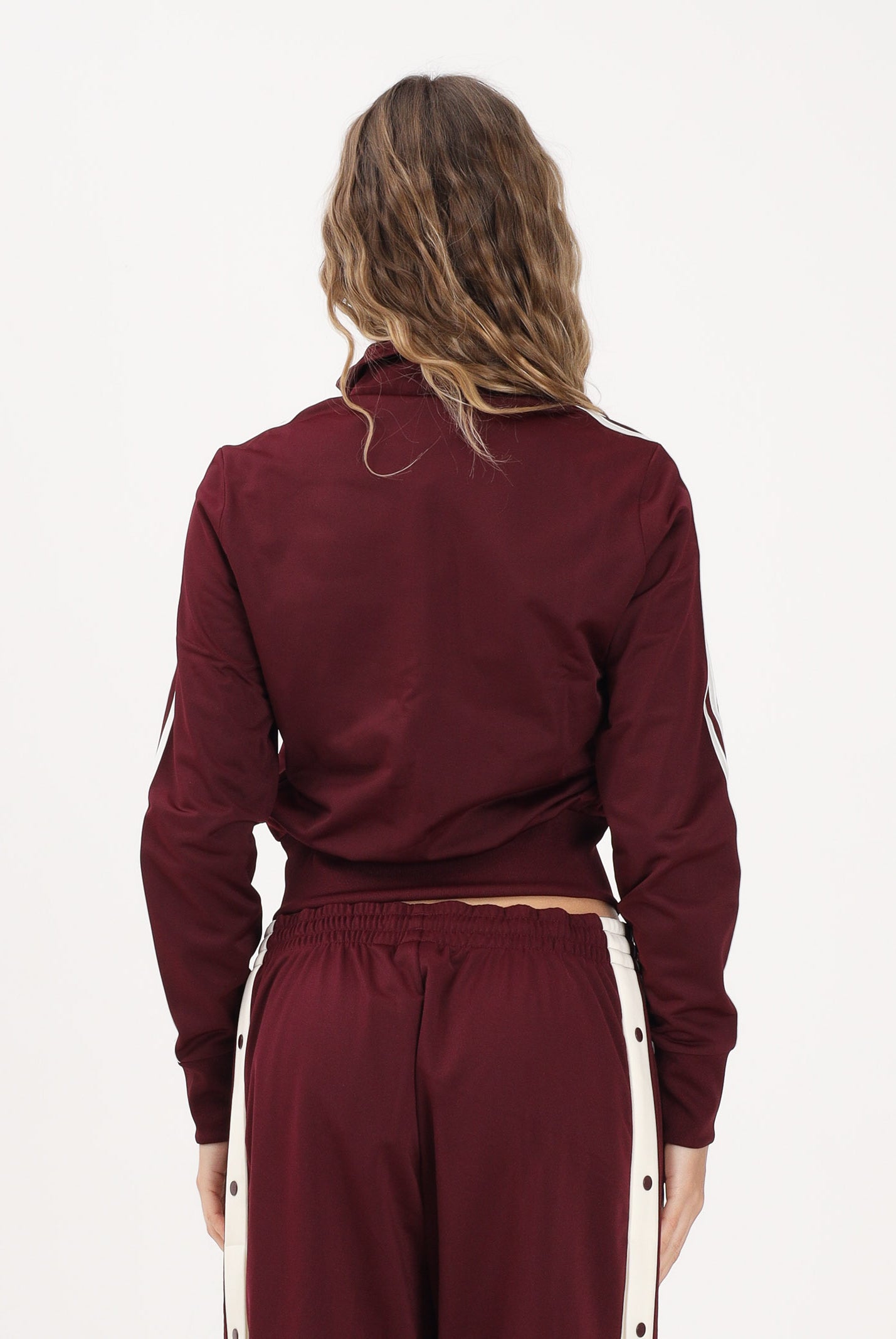 ADIDAS ORIGINALS Felpa con zip FIREBIRD CLASSIC bordeaux da donna KQ6532 . ADIDAS ORIGINALS