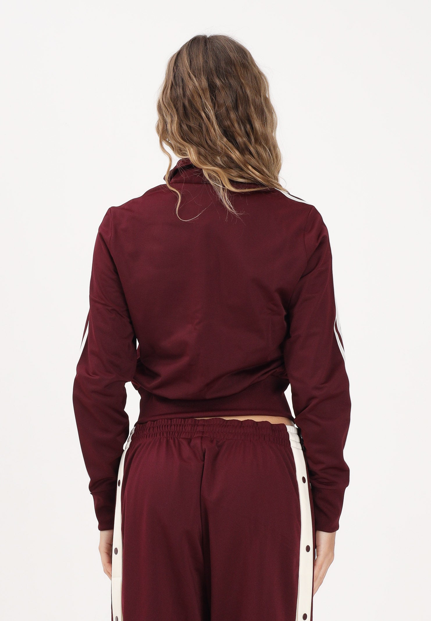 ADIDAS ORIGINALS Felpa con zip FIREBIRD CLASSIC bordeaux da donna KQ6532 . ADIDAS ORIGINALS