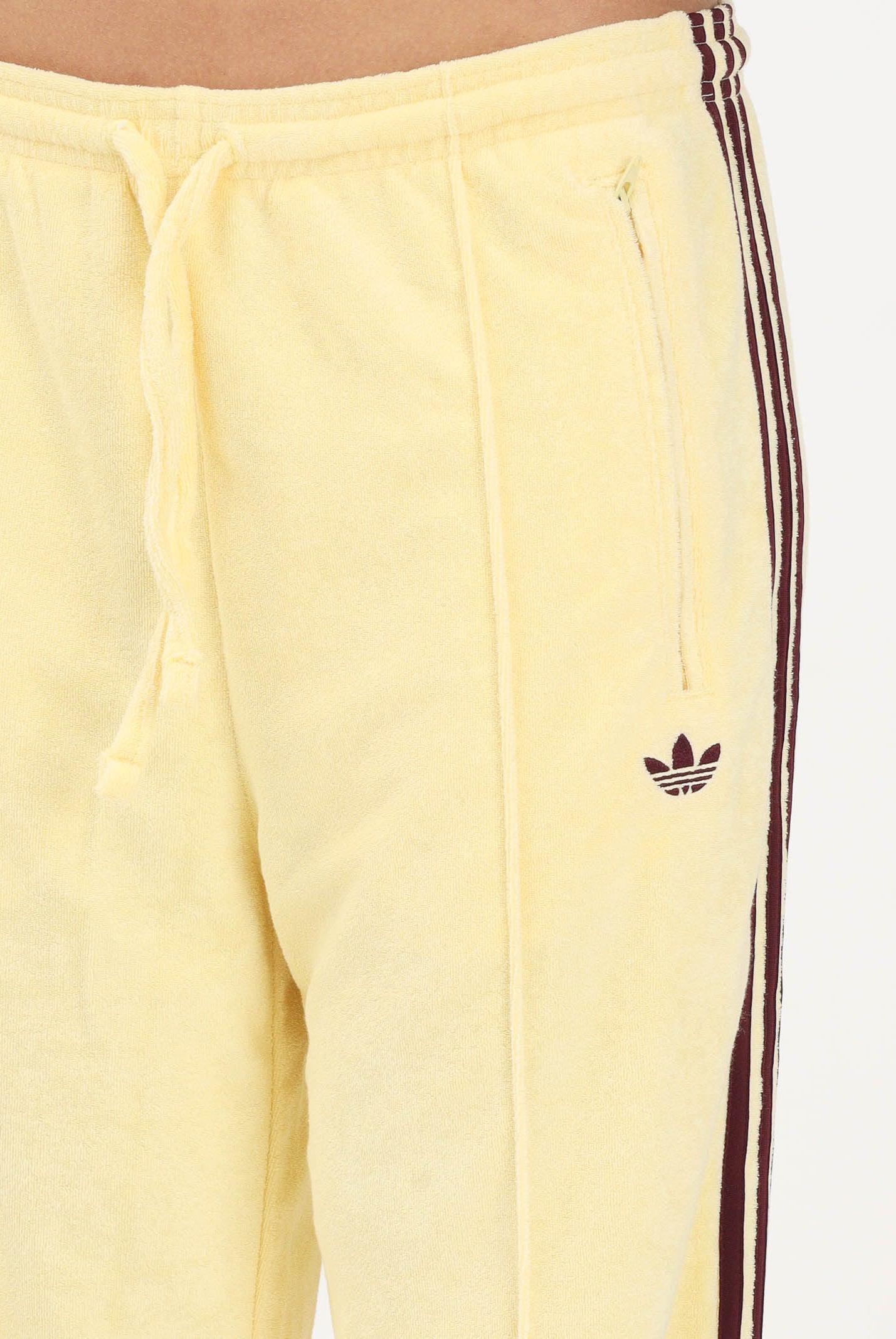 ADIDAS ORIGINALS Pantalone sportivo TERRY TOWEL FIREBIRD giallo da donna KQ6662 . ADIDAS ORIGINALS