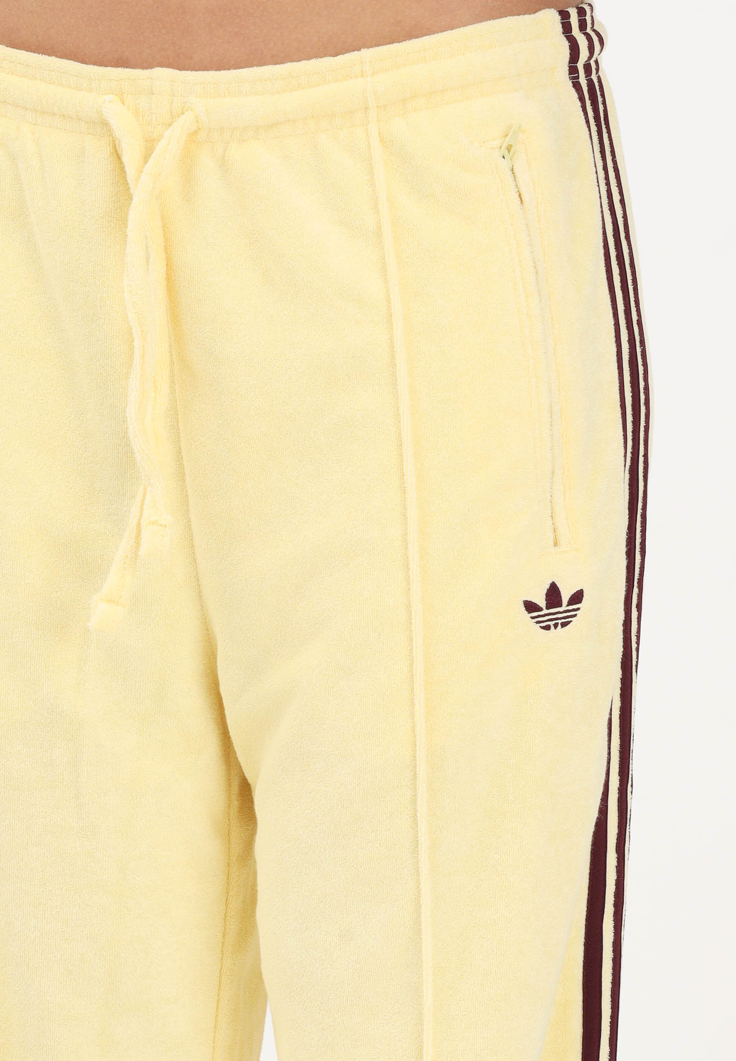 ADIDAS ORIGINALS Pantalone sportivo TERRY TOWEL FIREBIRD giallo da donna KQ6662 . ADIDAS ORIGINALS