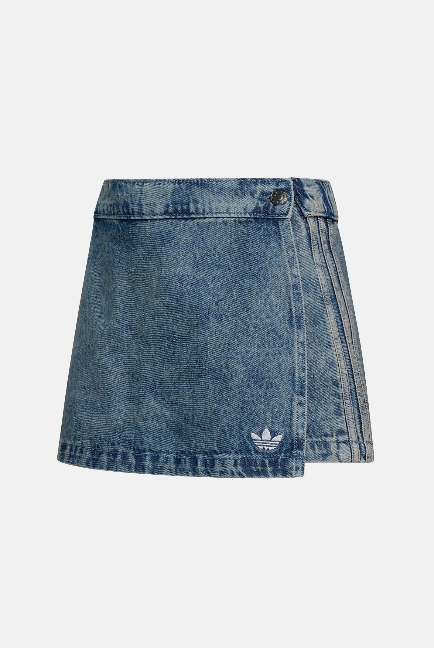 ADIDAS ORIGINALS Gonna-pantaloncino dark-blue, corrispondente al blu denim, da bambina con 3- Stripes laterali<BR/> KR6536 . ADIDAS ORIGINALS