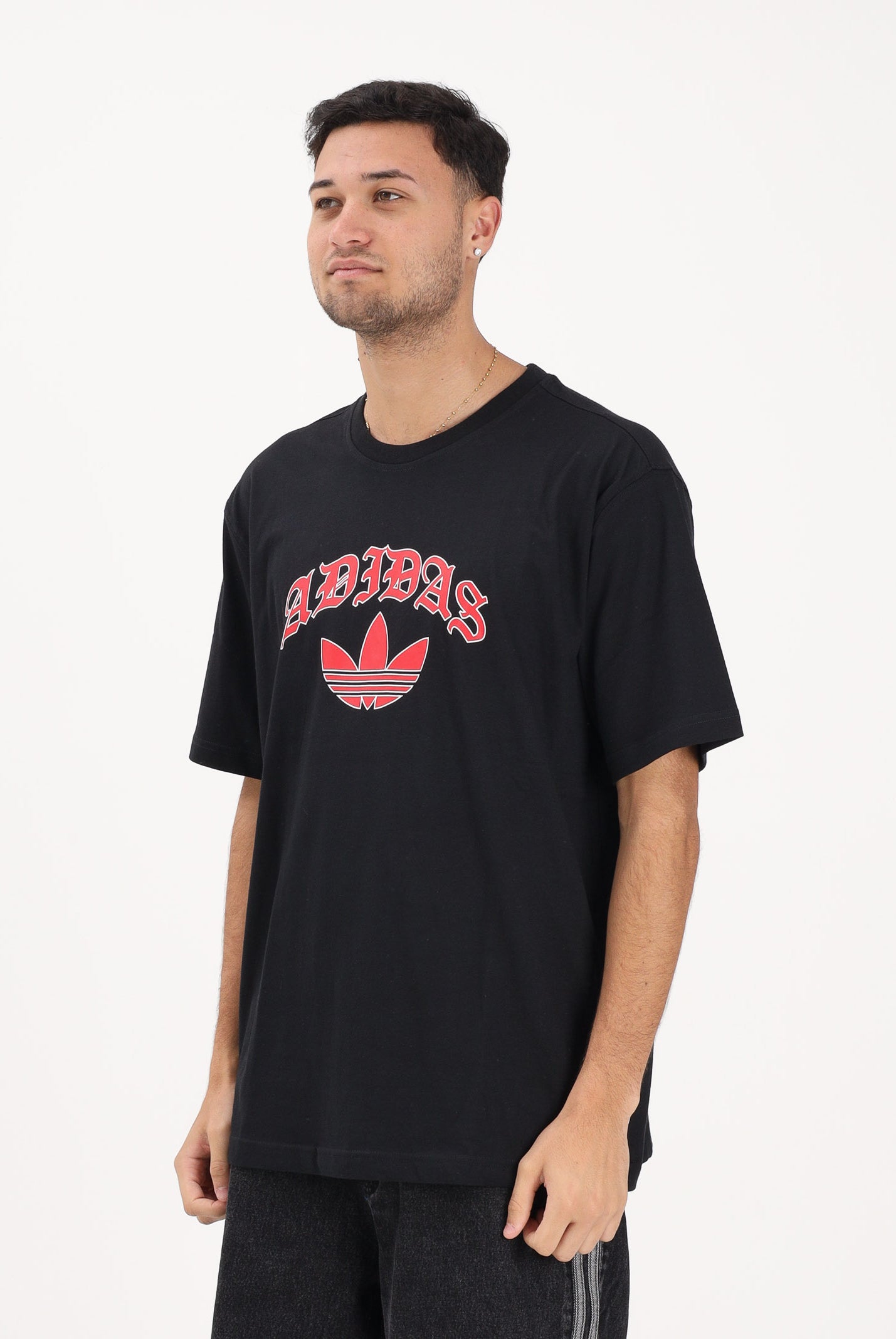 ADIDAS ORIGINALS T-shirt a manica corta Series nera da uomo KS7618 . ADIDAS ORIGINALS