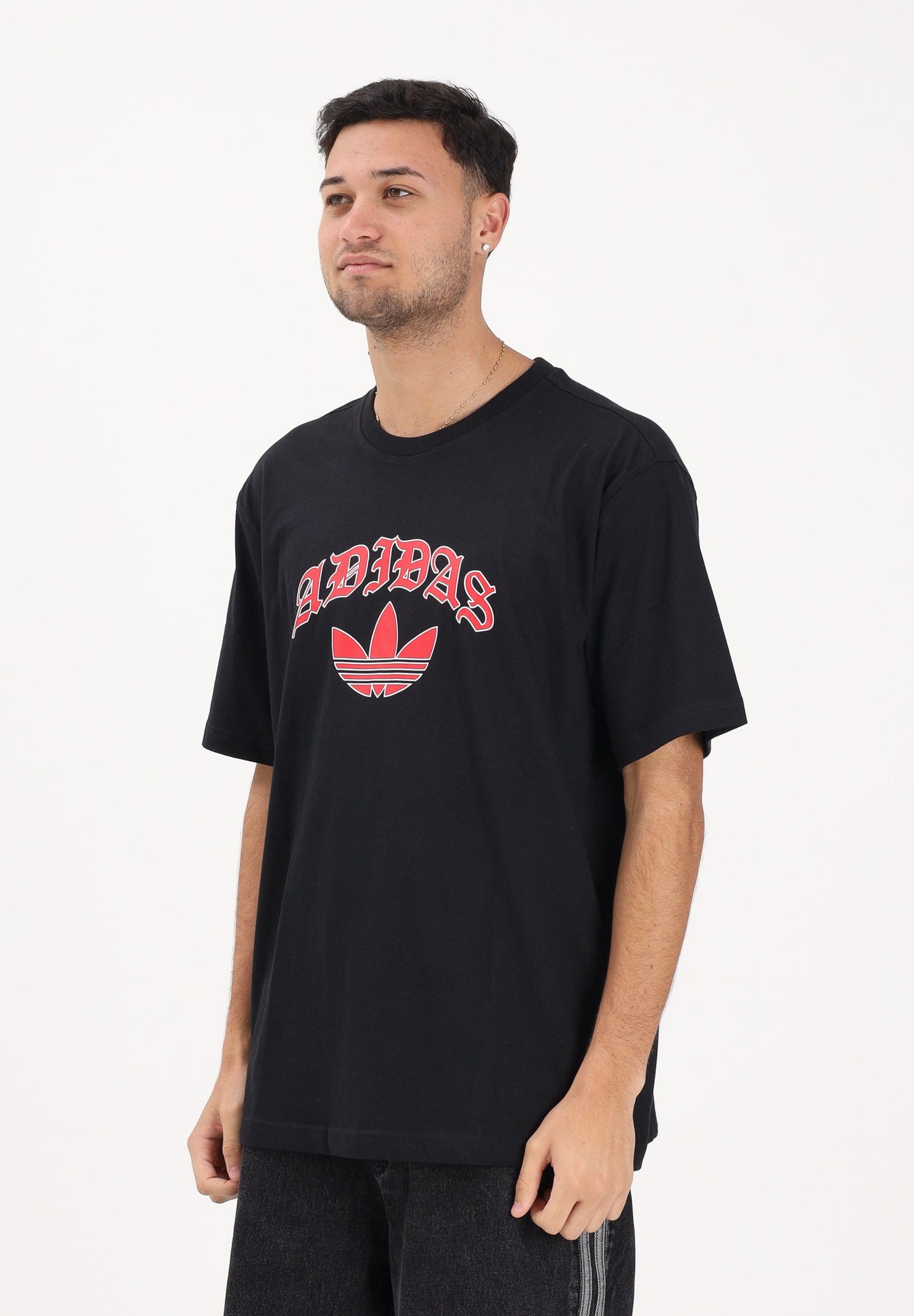 ADIDAS ORIGINALS T-shirt a manica corta Series nera da uomo KS7618 . ADIDAS ORIGINALS