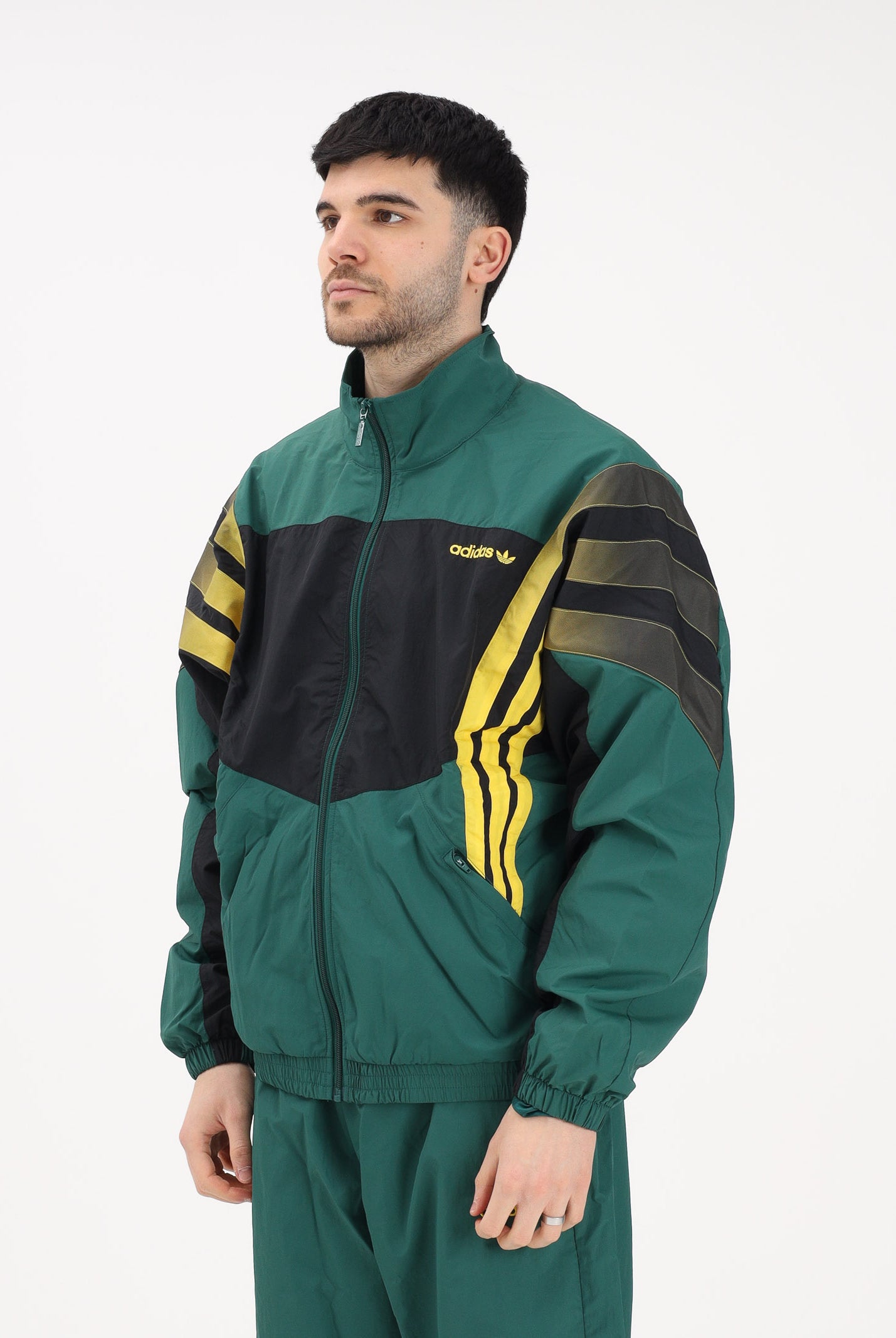 ADIDAS ORIGINALS Giacca a vento SANTIAGO verde da uomo KS8325 . ADIDAS ORIGINALS