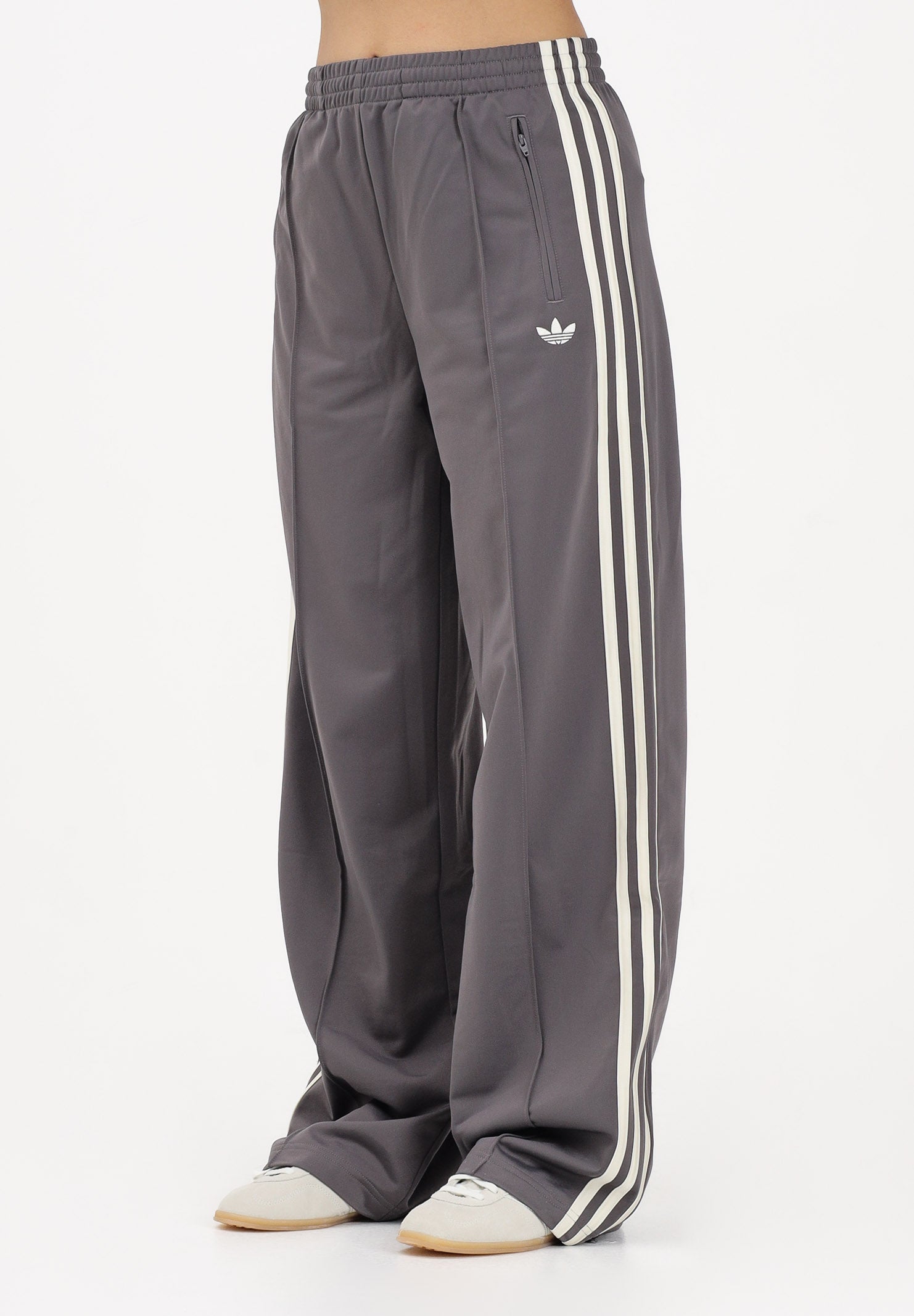 ADIDAS ORIGINALS Pantalone sportivo Firebird Loose Track grigio da donna KT4631 . ADIDAS ORIGINALS