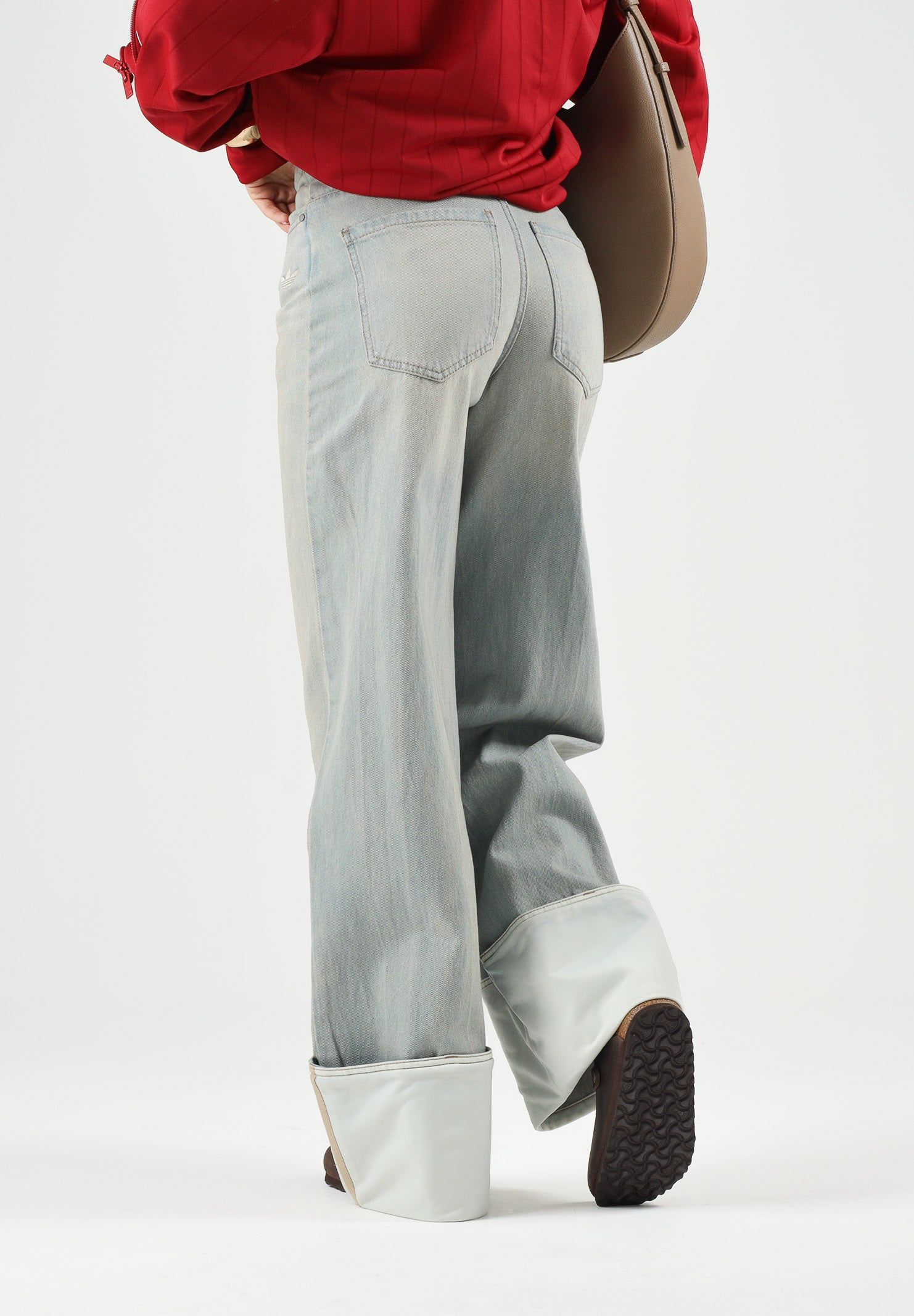 ADIDAS ORIGINALS Jeans VINTAGE WIDE LEG denimf azzurro chiaro da donna <BR/> KW4517 . ADIDAS ORIGINALS