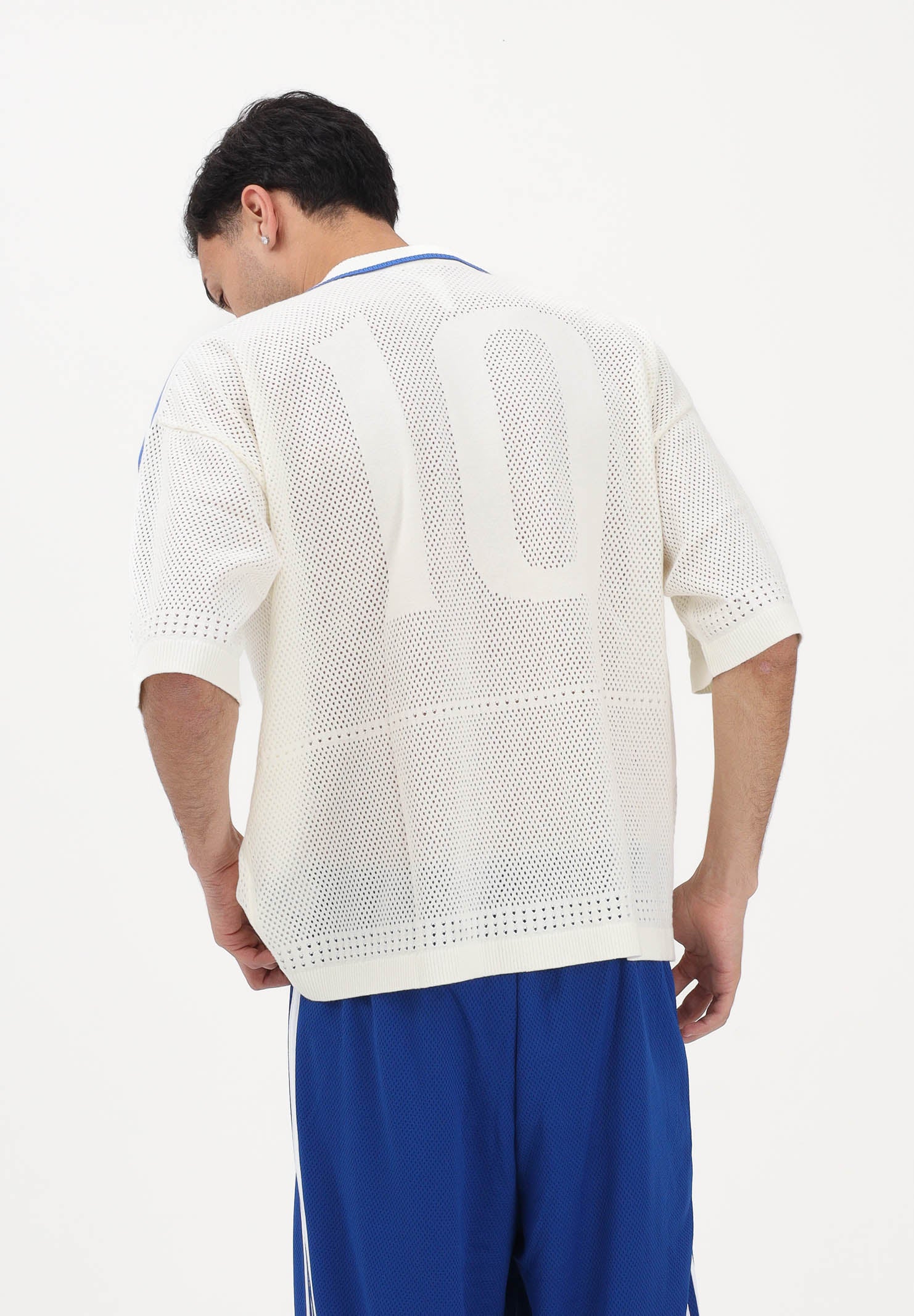 ADIDAS ORIGINALS Cardigan Resort panna da uomo KX1223 . ADIDAS ORIGINALS