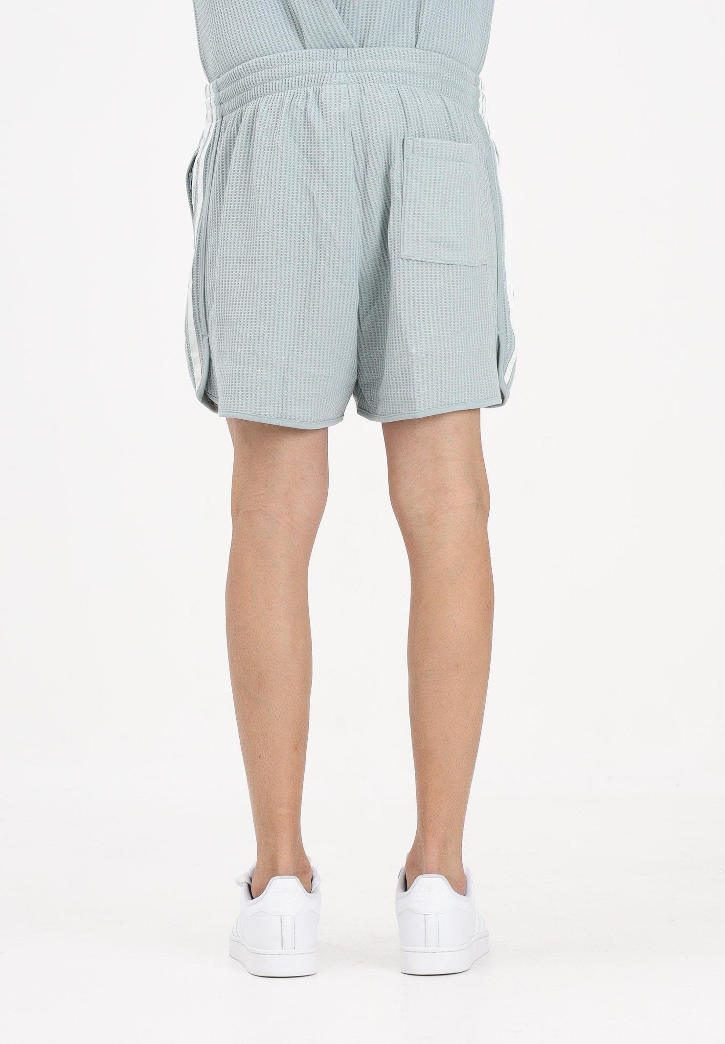 ADIDAS ORIGINALS Shorts sportivo Waffle Sprinter salvia da uomo KX1247 . ADIDAS ORIGINALS