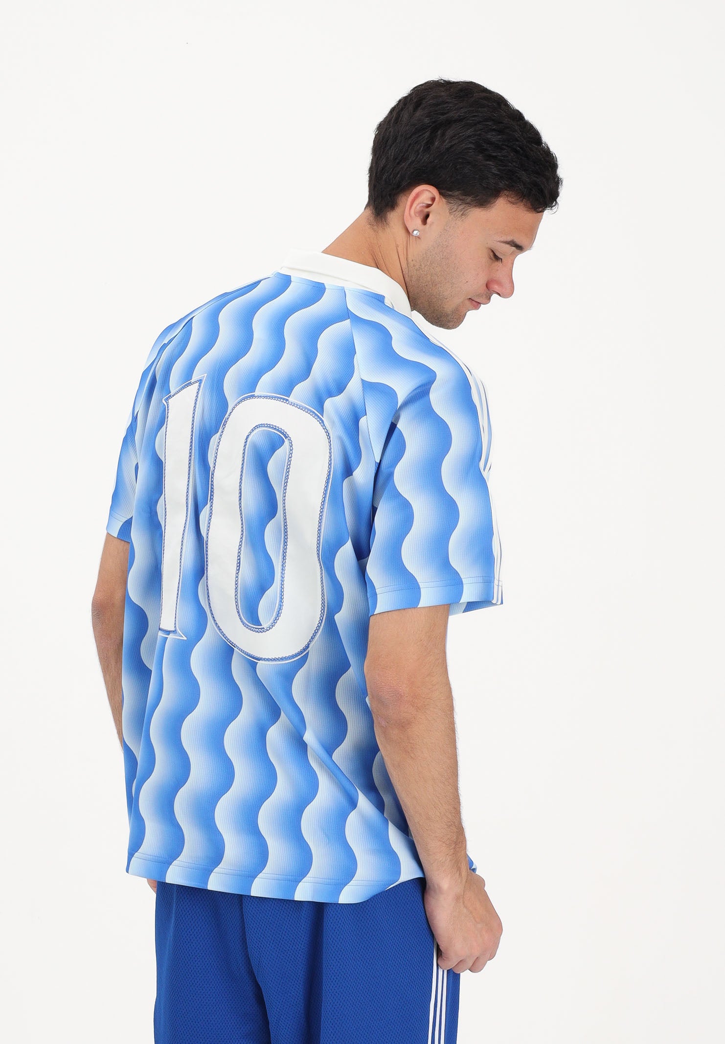 ADIDAS ORIGINALS Polo a manica corta SUMMER azzurra da uomo KX1258 . ADIDAS ORIGINALS