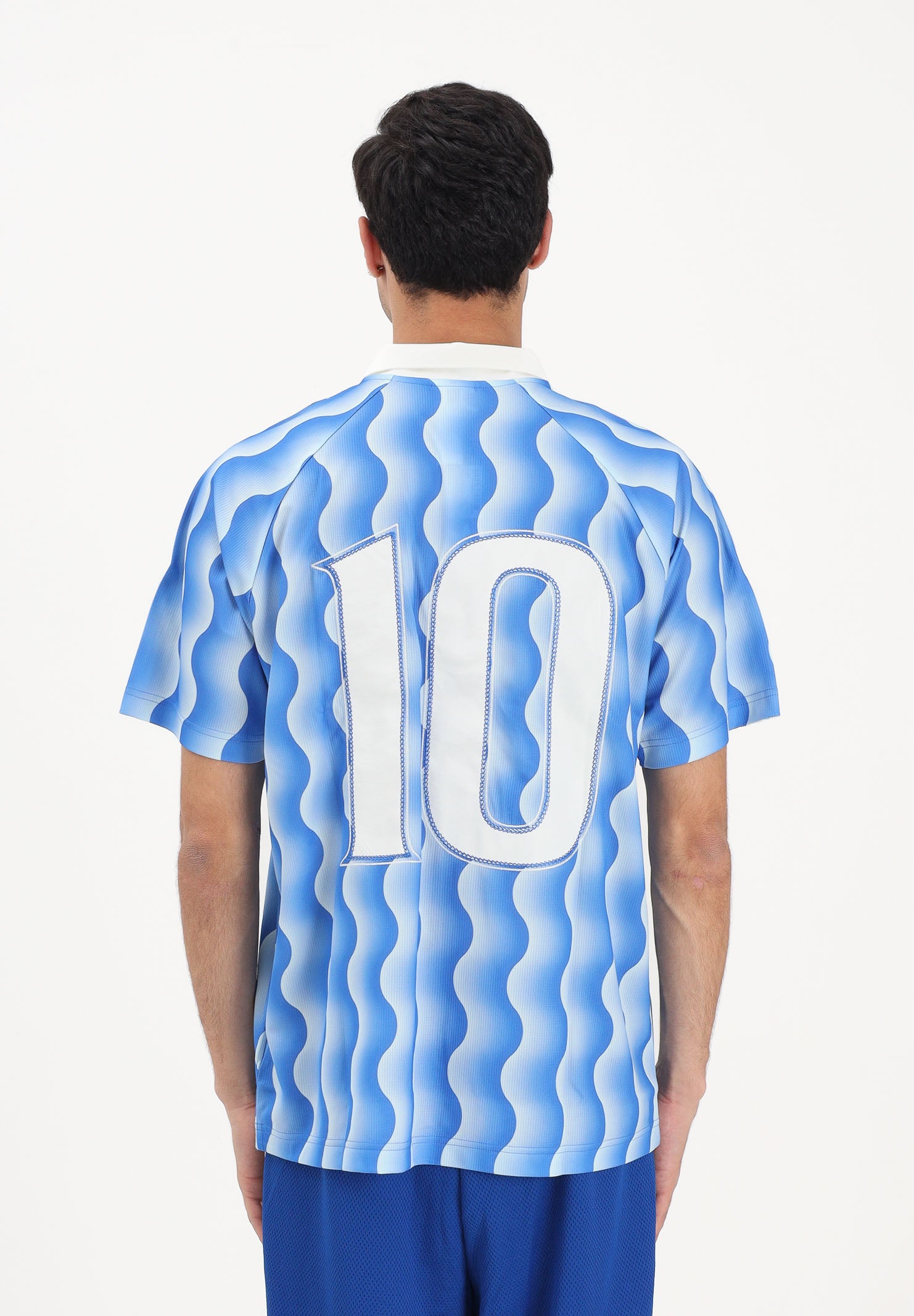 ADIDAS ORIGINALS Polo a manica corta SUMMER azzurra da uomo KX1258 . ADIDAS ORIGINALS