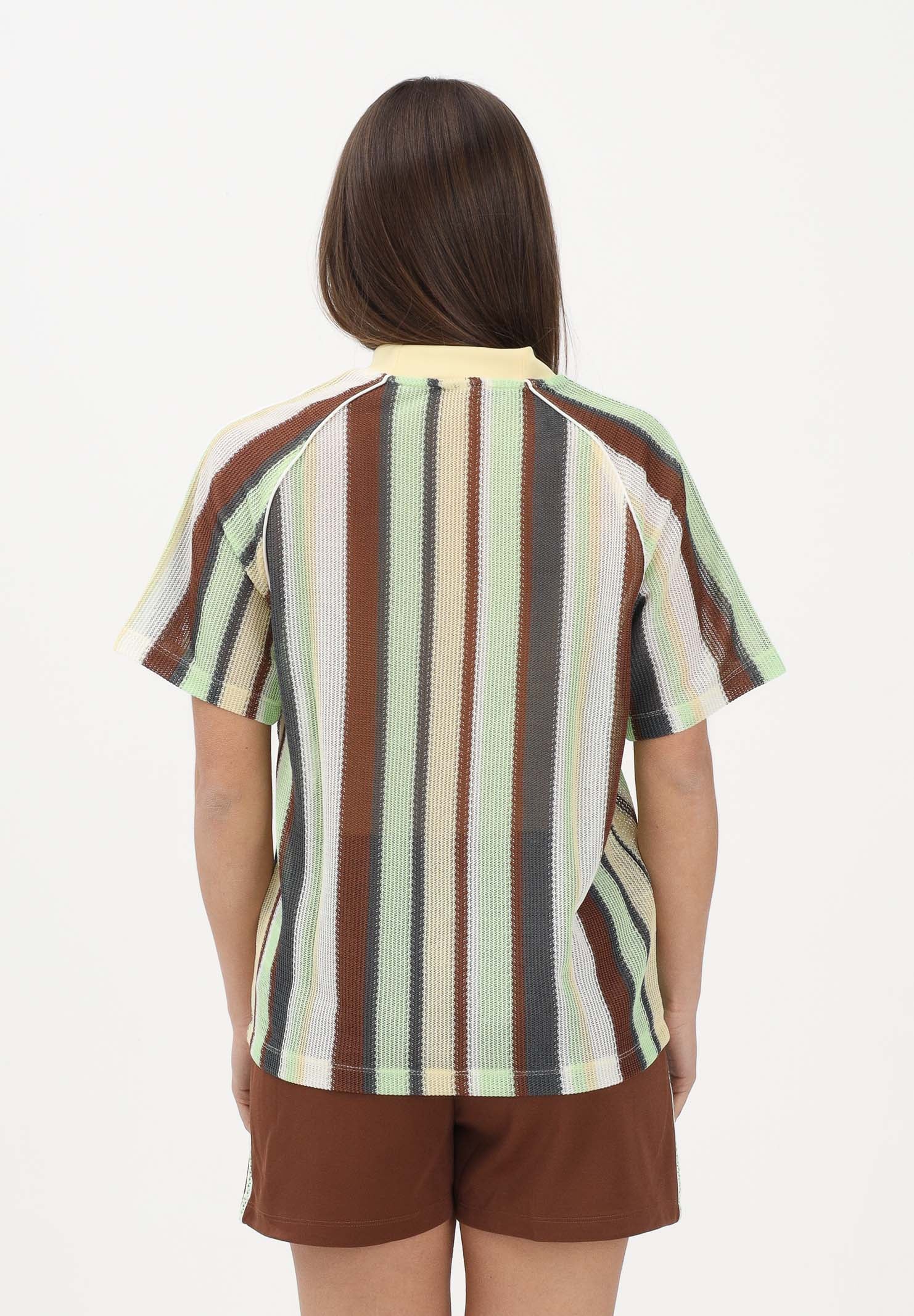 ADIDAS ORIGINALS T-shirt a manica corta SUMMER GLOW KNITTED OVERSIZED multicolore da donna KY3162 . ADIDAS ORIGINALS