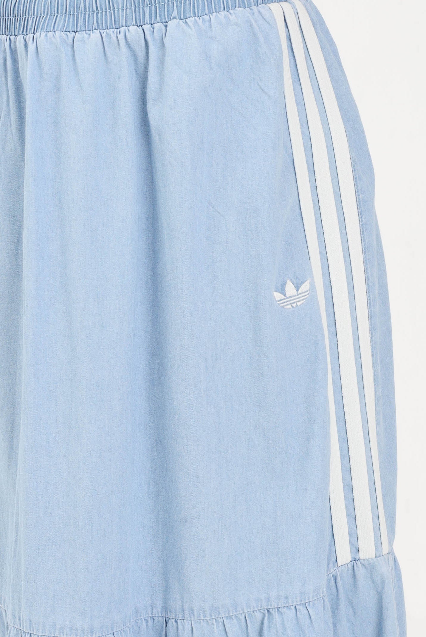 ADIDAS ORIGINALS Gonna lunga SUMMER GLOW in denim chiaro da donna KY8113 . ADIDAS ORIGINALS