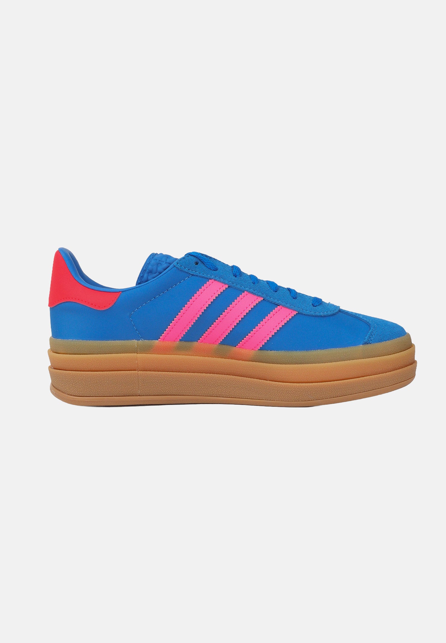 ADIDAS ORIGINALS Sneakers GAZELLE BOLD blu e corallo da donna IH6460 . ADIDAS ORIGINALS