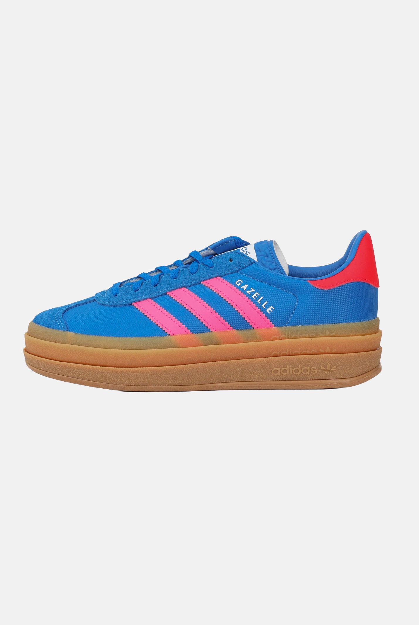 ADIDAS ORIGINALS Sneakers GAZELLE BOLD blu e corallo da donna IH6460 . ADIDAS ORIGINALS