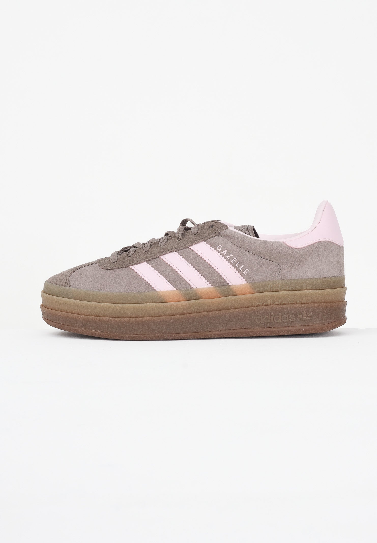 ADIDAS ORIGINALS Sneakers Gazelle marroni e rosa da donna JQ6436 . ADIDAS ORIGINALS