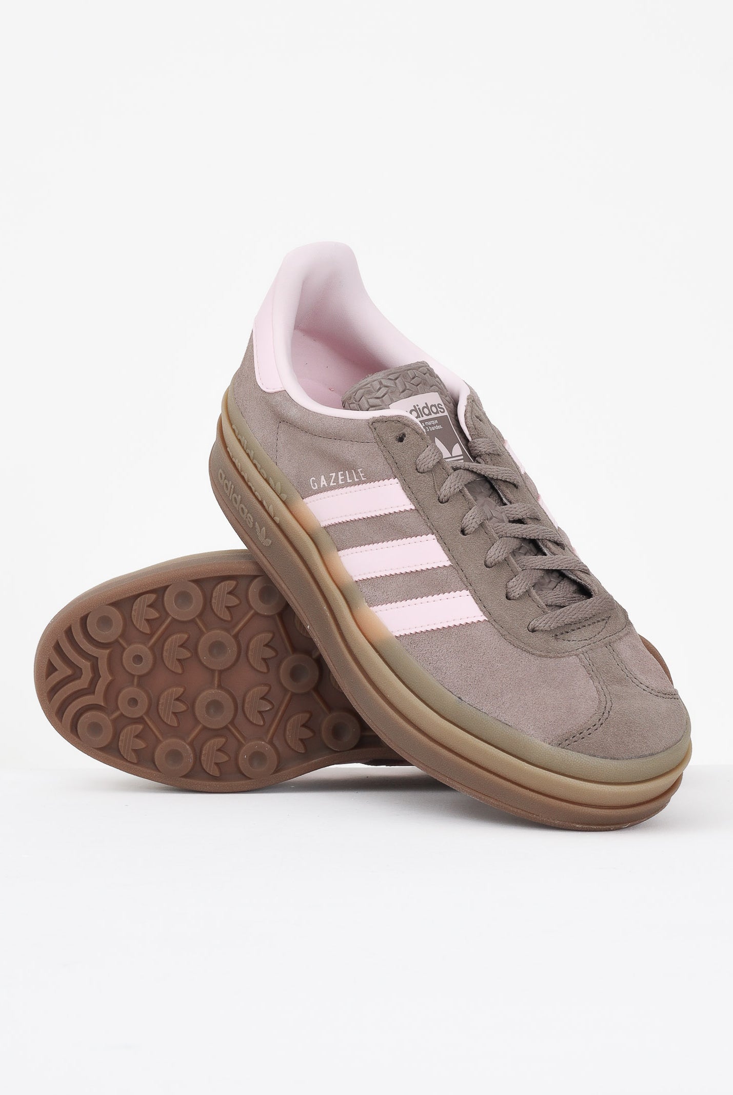 ADIDAS ORIGINALS Sneakers Gazelle marroni e rosa da donna JQ6436 . ADIDAS ORIGINALS