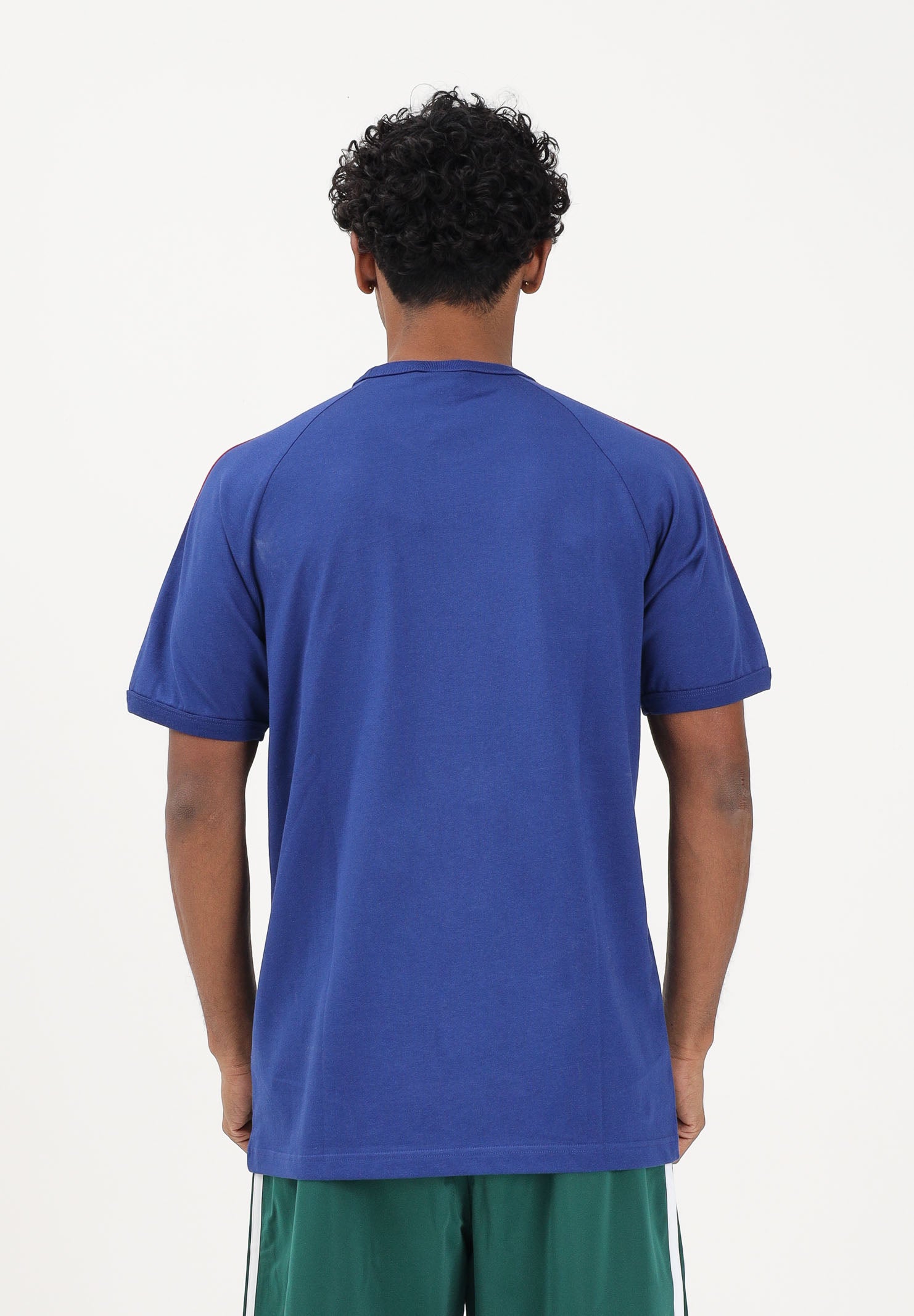 ADIDAS ORIGINALS T-shirt a manica corta Adicolor Sport blu da uomo KC8641 . ADIDAS ORIGINALS