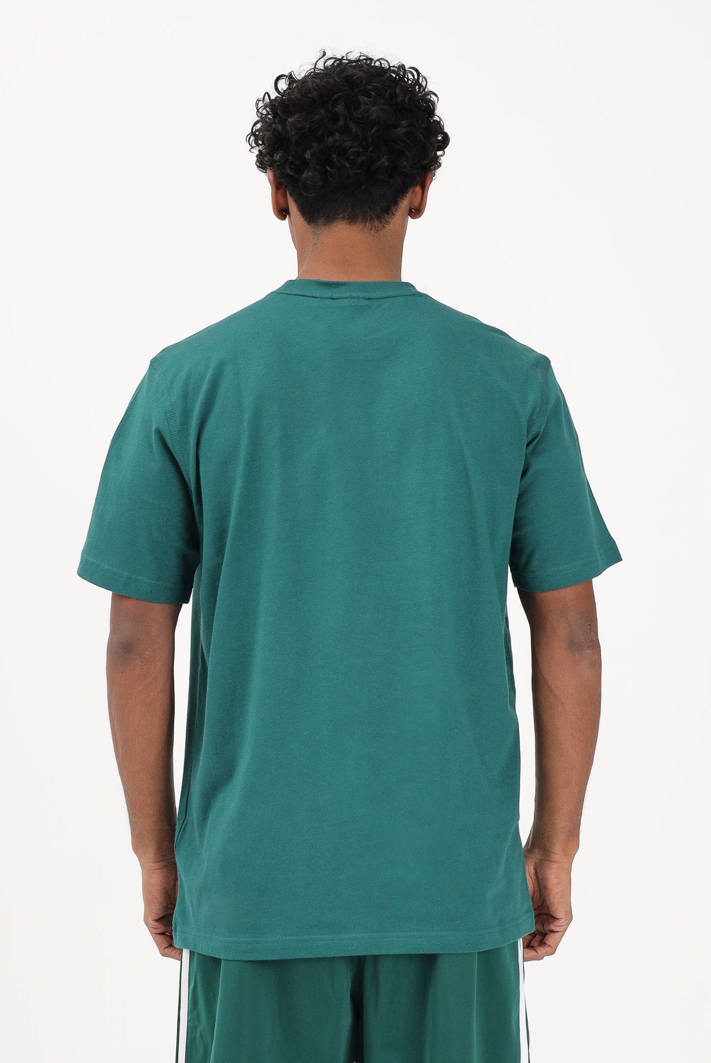 ADIDAS ORIGINALS T-shirt a manica corta Trefoil Essentials verde da uomo KD1323 . ADIDAS ORIGINALS