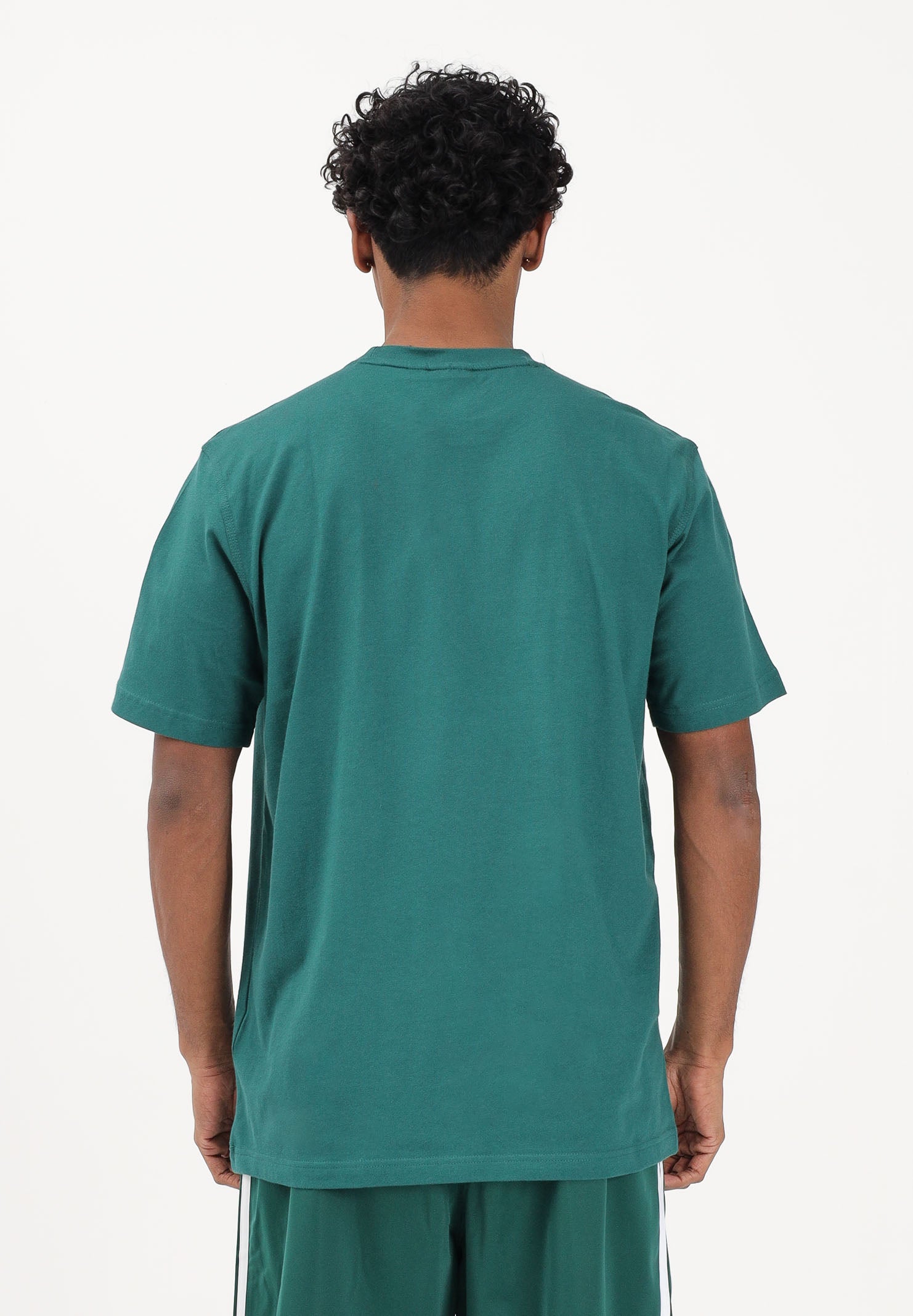 ADIDAS ORIGINALS T-shirt a manica corta Trefoil Essentials verde da uomo KD1323 . ADIDAS ORIGINALS